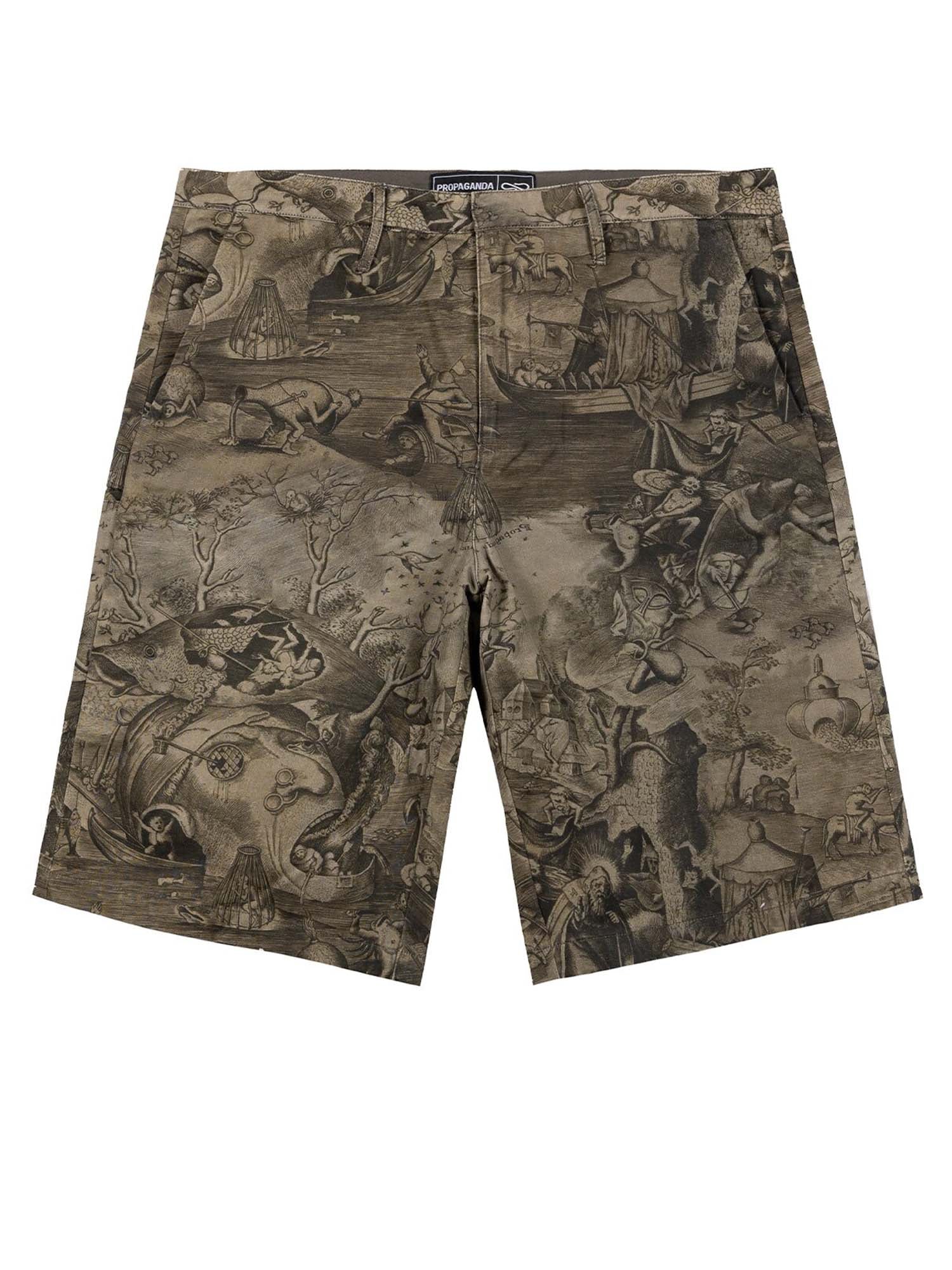 Propaganda Temptation Chino Short Marrone