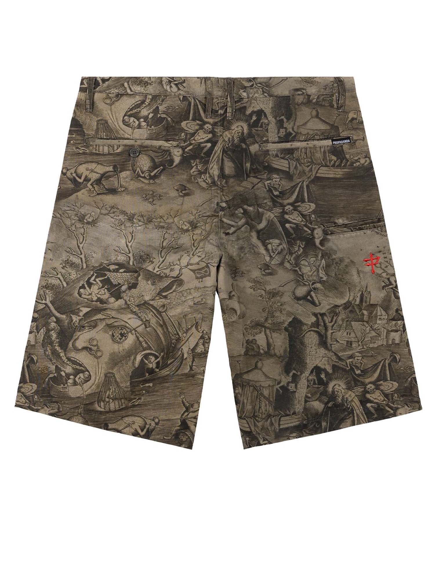 Propaganda Temptation Chino Short Marrone