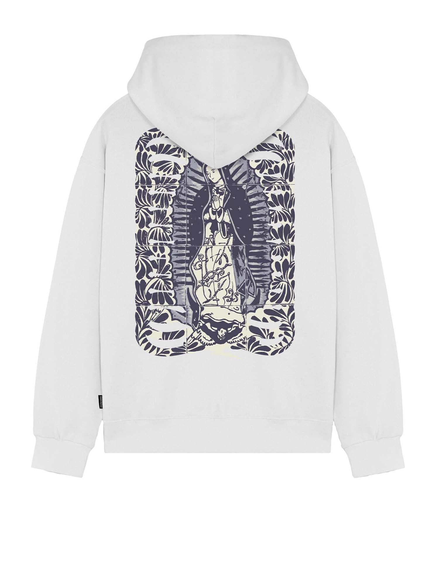 Propaganda Felpa Ribs Delft Bianco