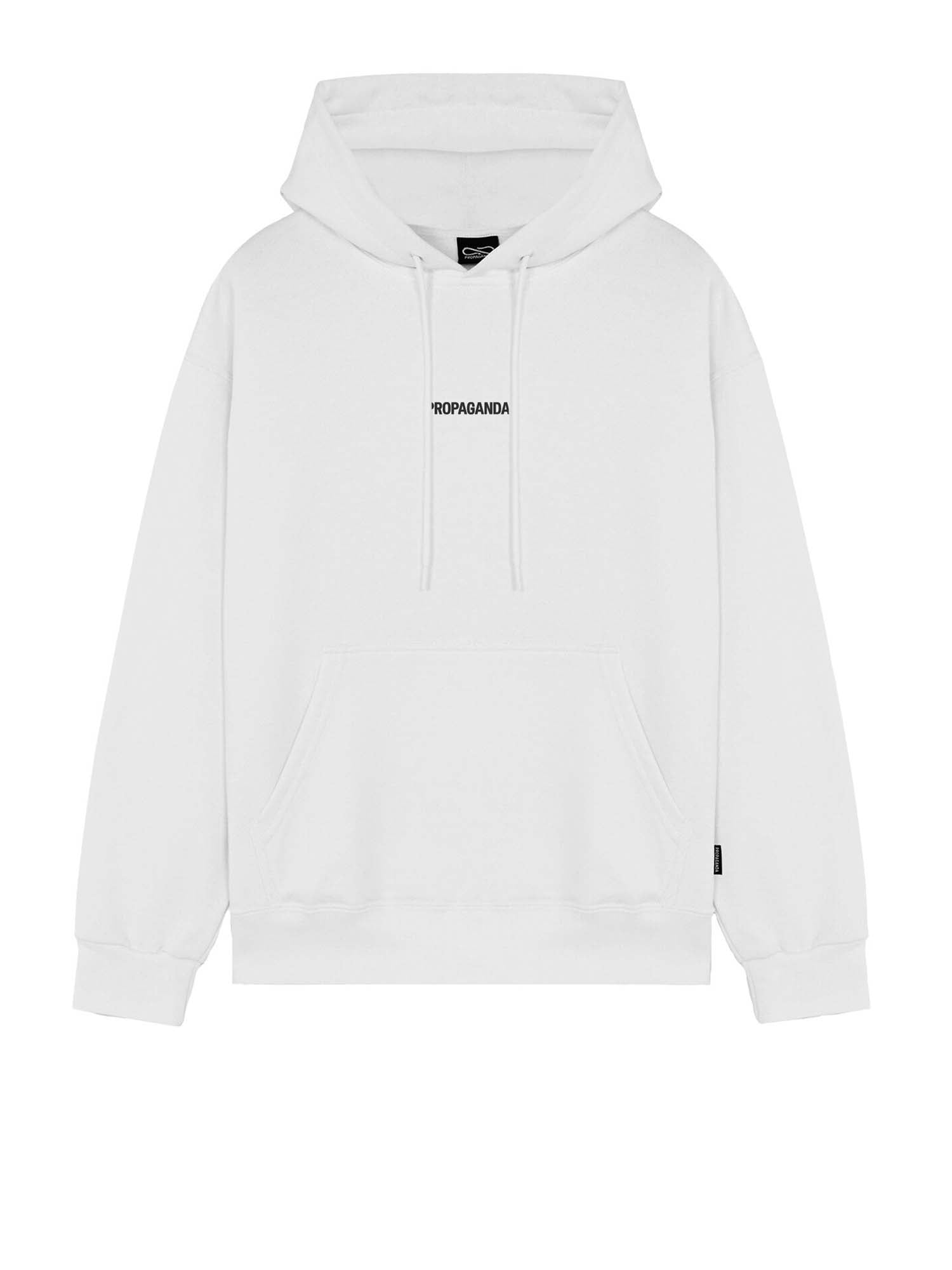 Propaganda Felpa Ribs Delft Bianco