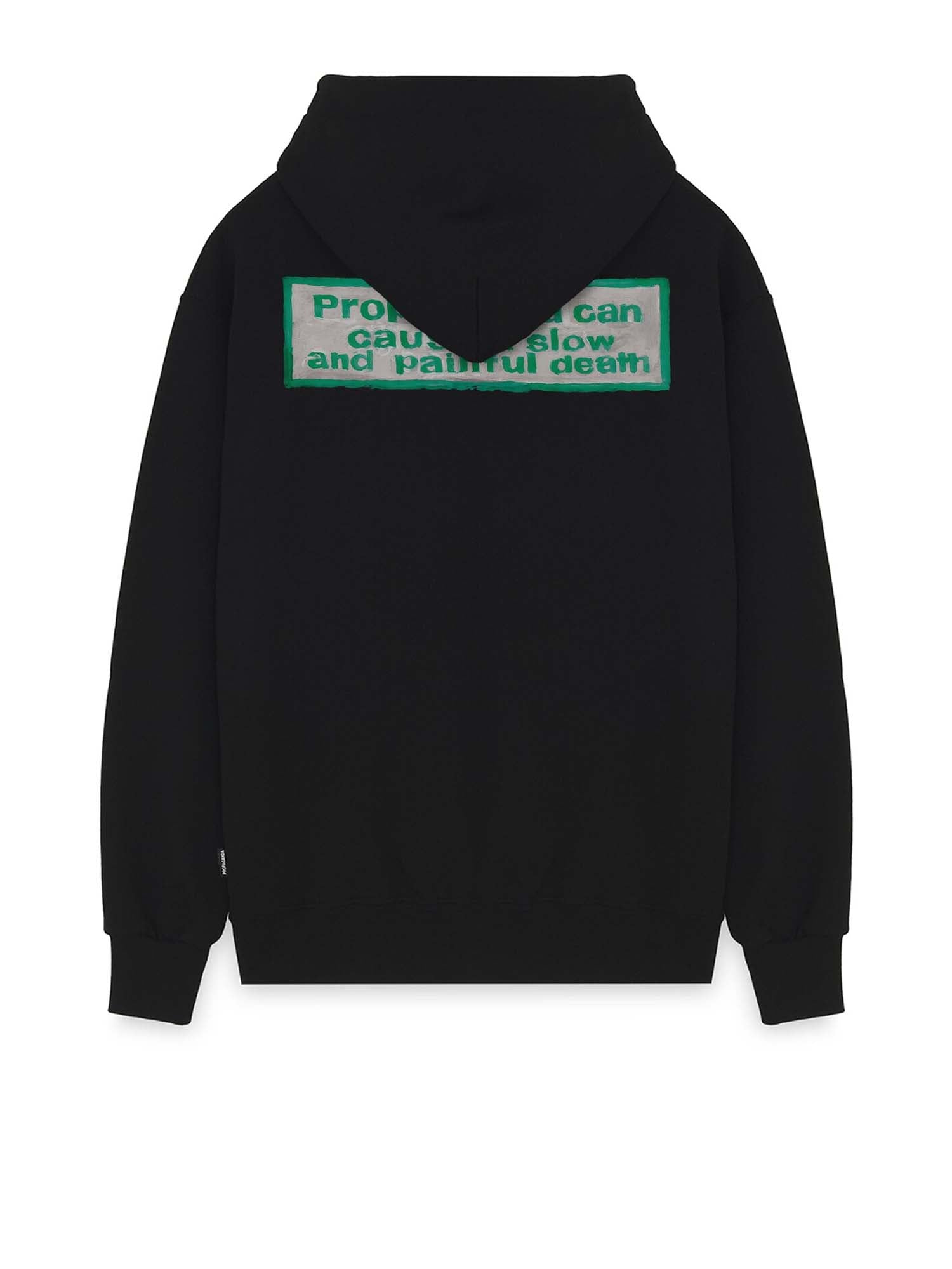 Propaganda Pocket Zip Hoodie Nero