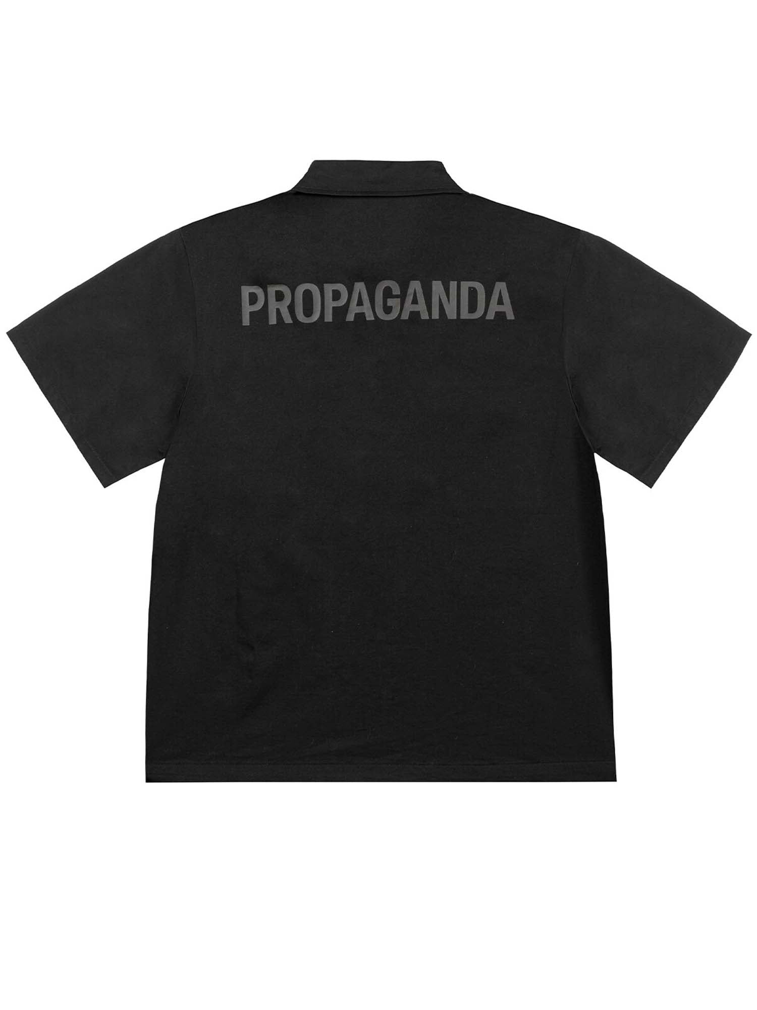 Propaganda Label Shirt Nero