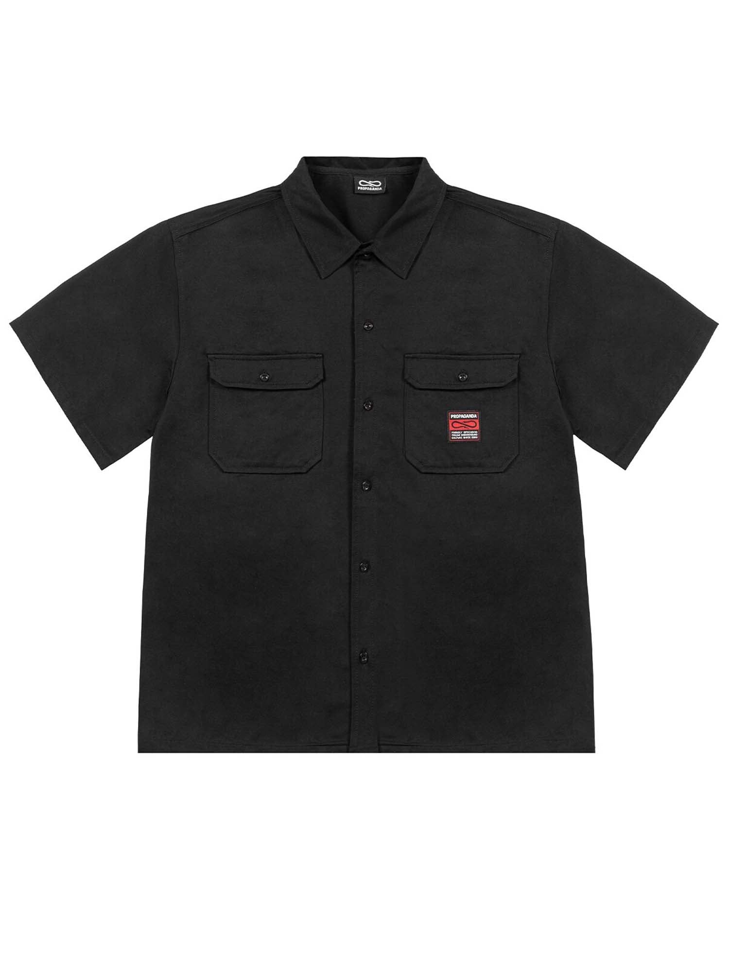 Propaganda Label Shirt Nero