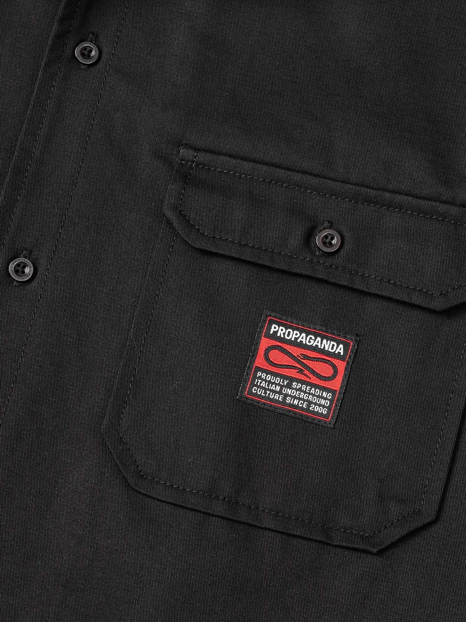 Propaganda Label Shirt Nero