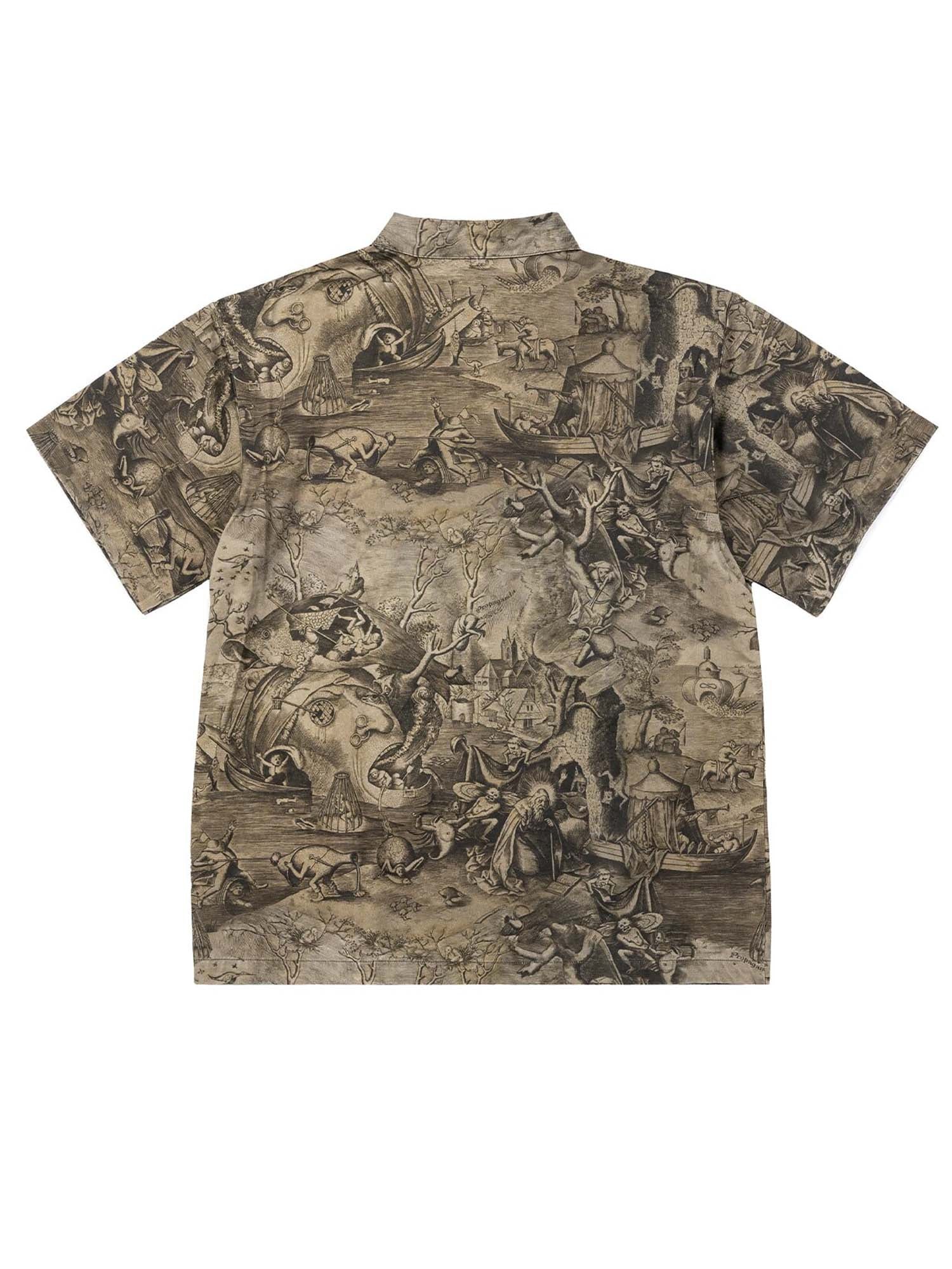 Propaganda Temptation Halfzip Shirt Marrone