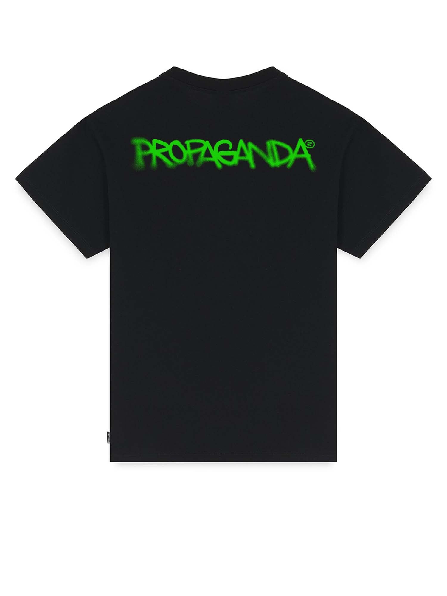 Propaganda Logo Spray Tee Nero
