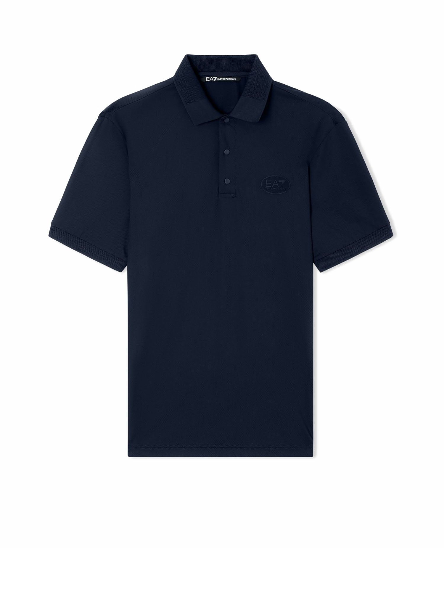 Ea7 Polo Golf Pro in Tessuto Tecnico Blu