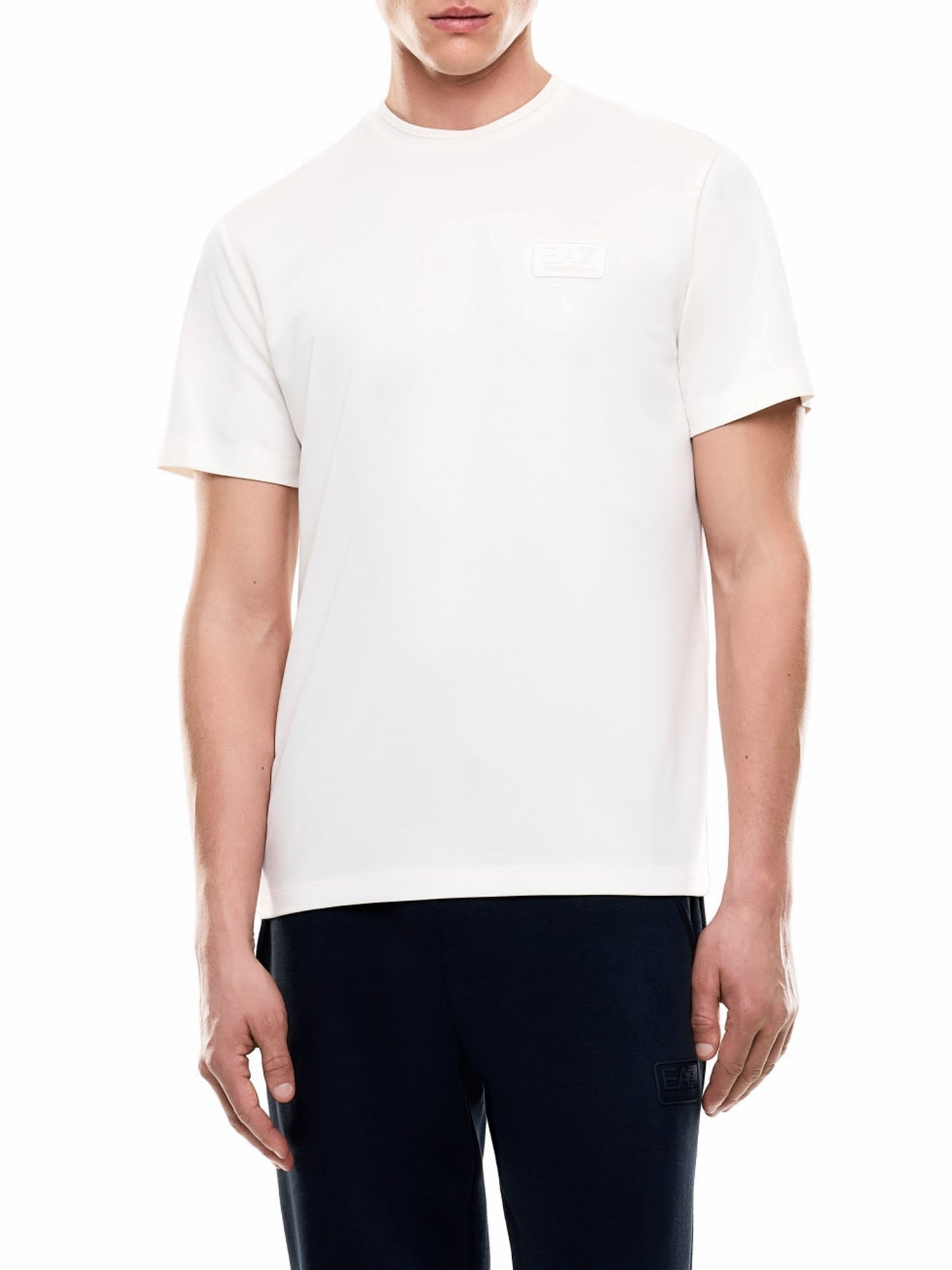 Ea7 T-shirt Lux Identity Bianco