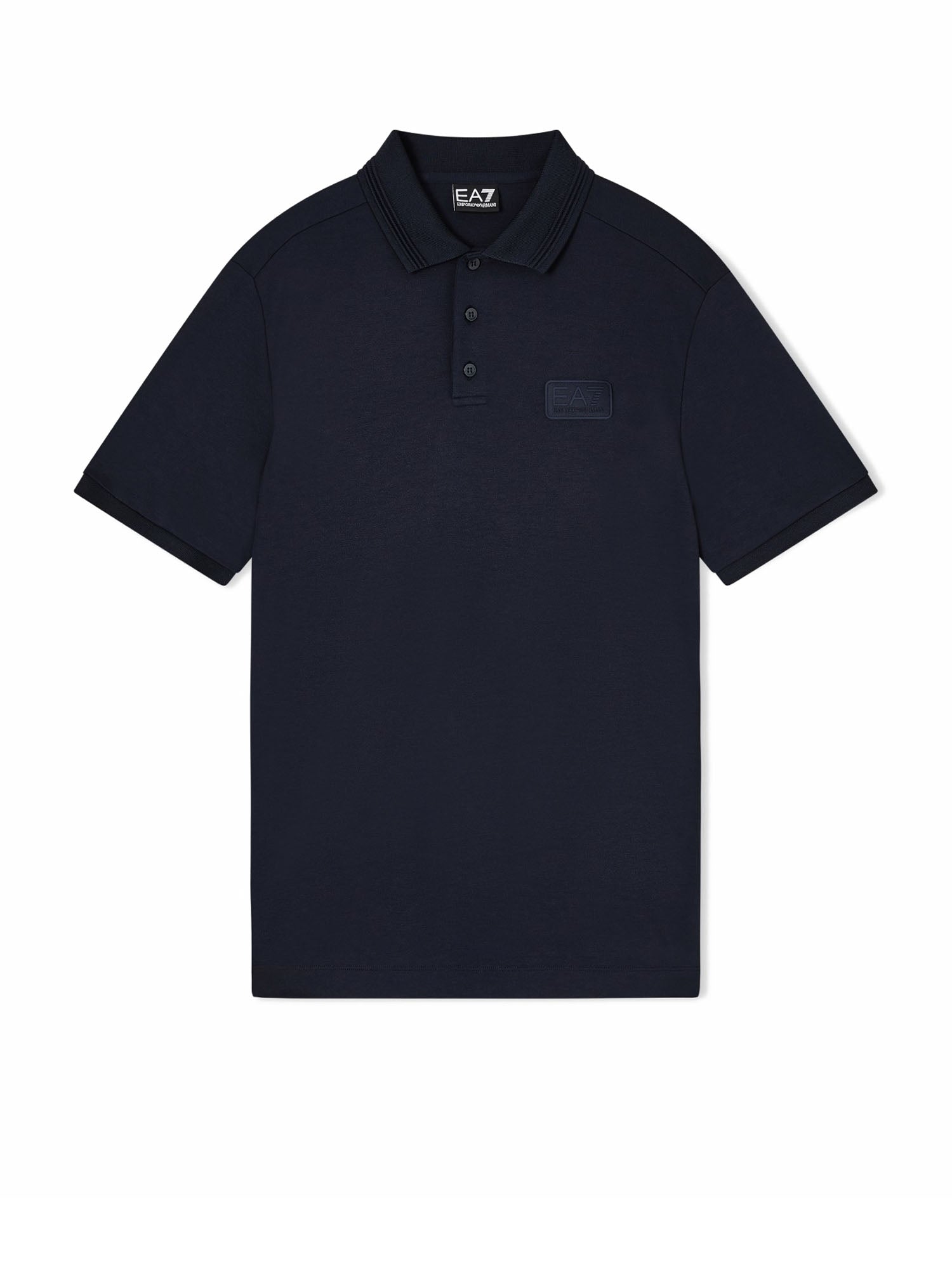 Ea7 Polo Lux Identity in misto modal Blu