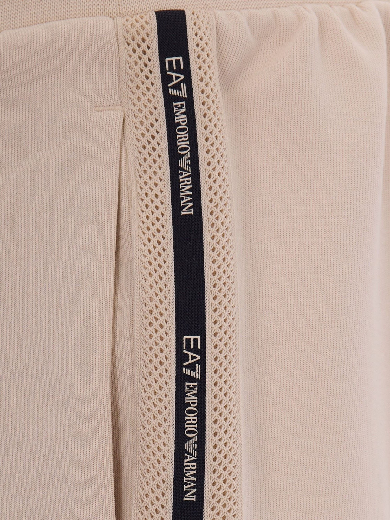 Ea7 Bermuda Interlok Logo Series Bianco
