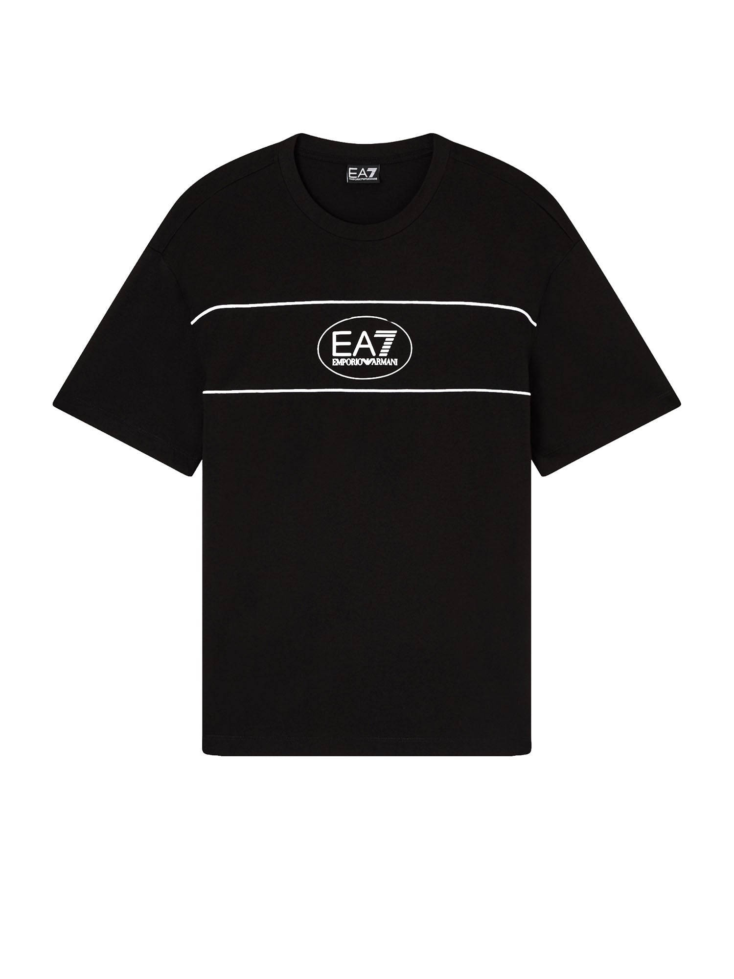 Ea7 Train logo tee Nero