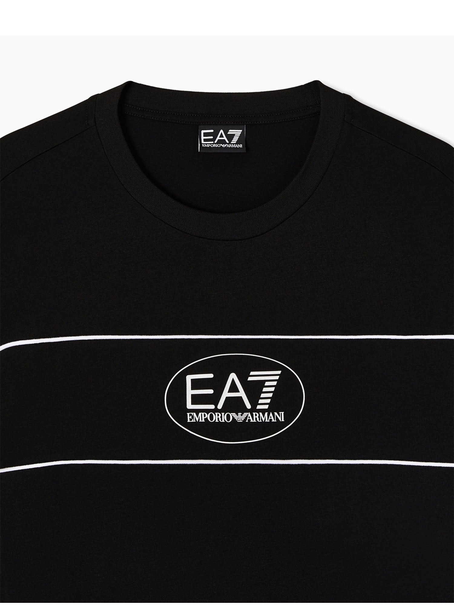 Ea7 Train logo tee Nero