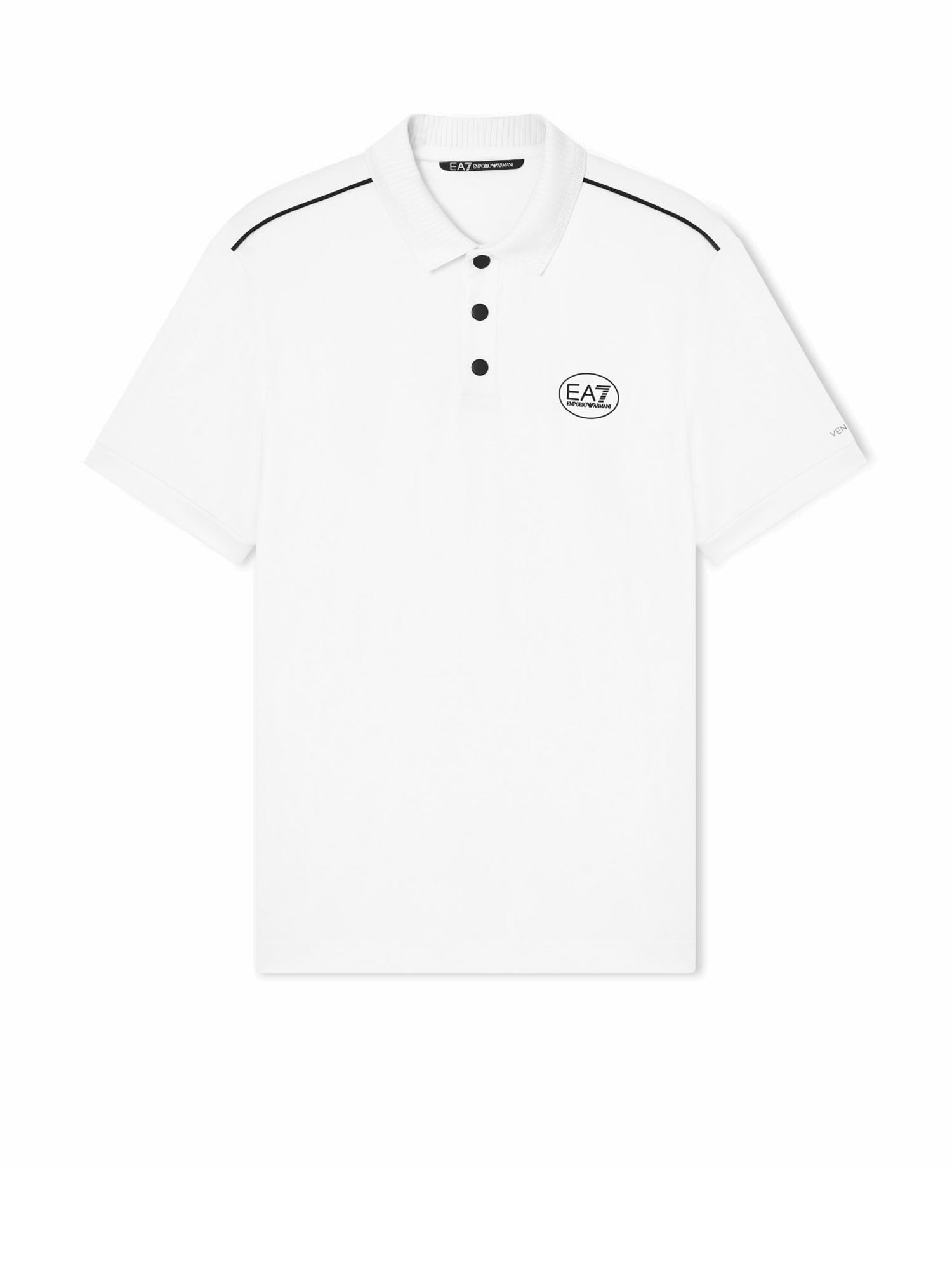 Ea7 PoloTennis Pro VENTUS7 Bianco