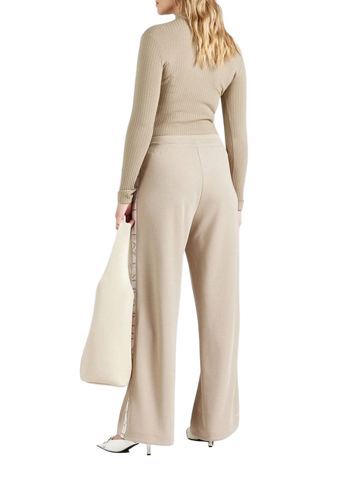 Ea7 Pantaloni Tuta Beige