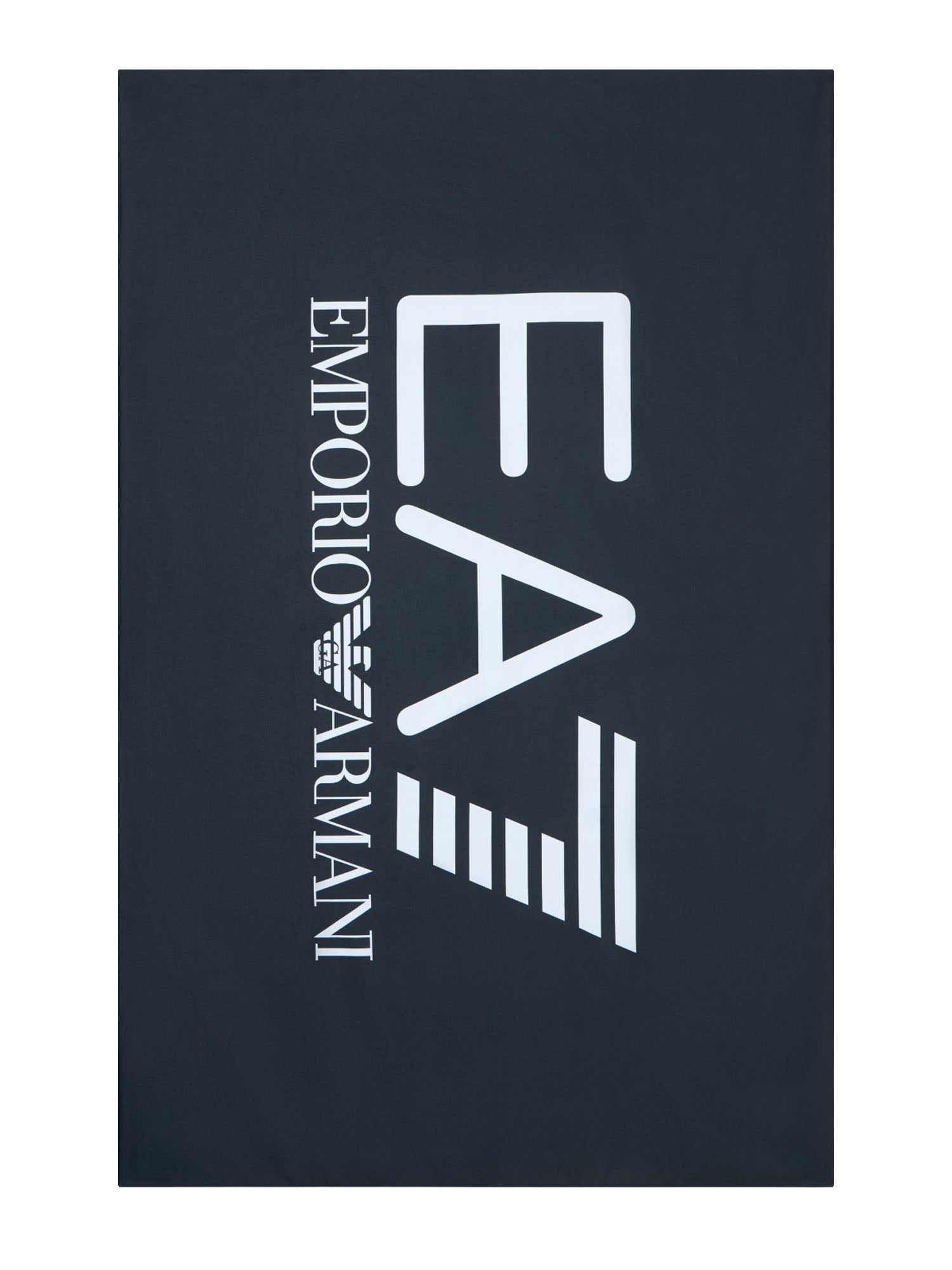 Ea7 Telo Mare con Maxi Logo Blu