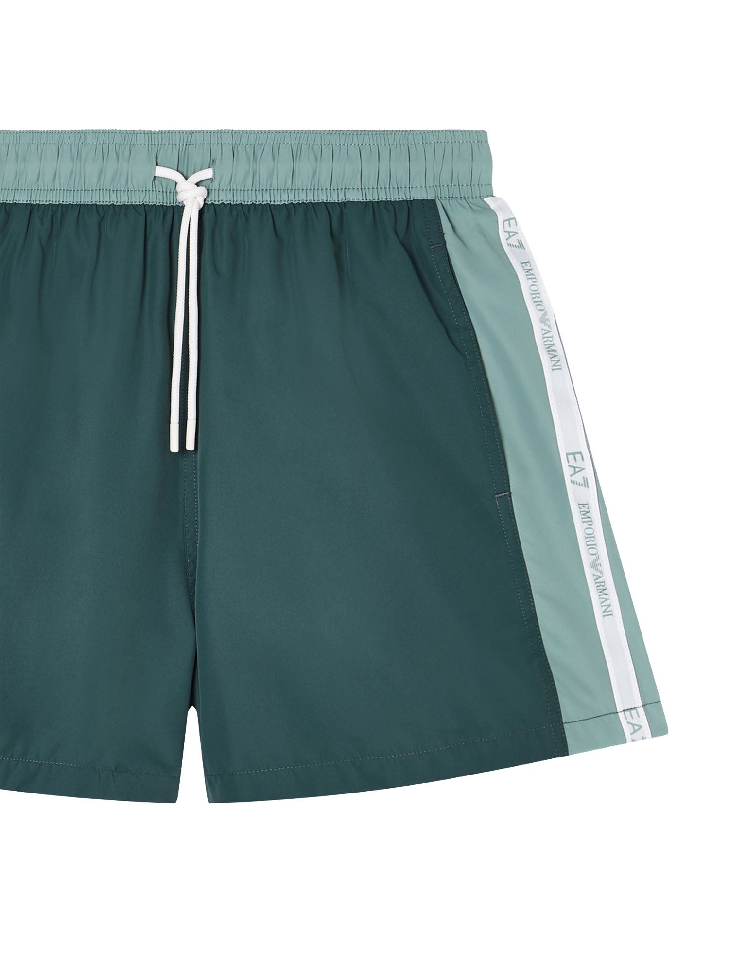 Ea7 Costume boxer logo tape Verde