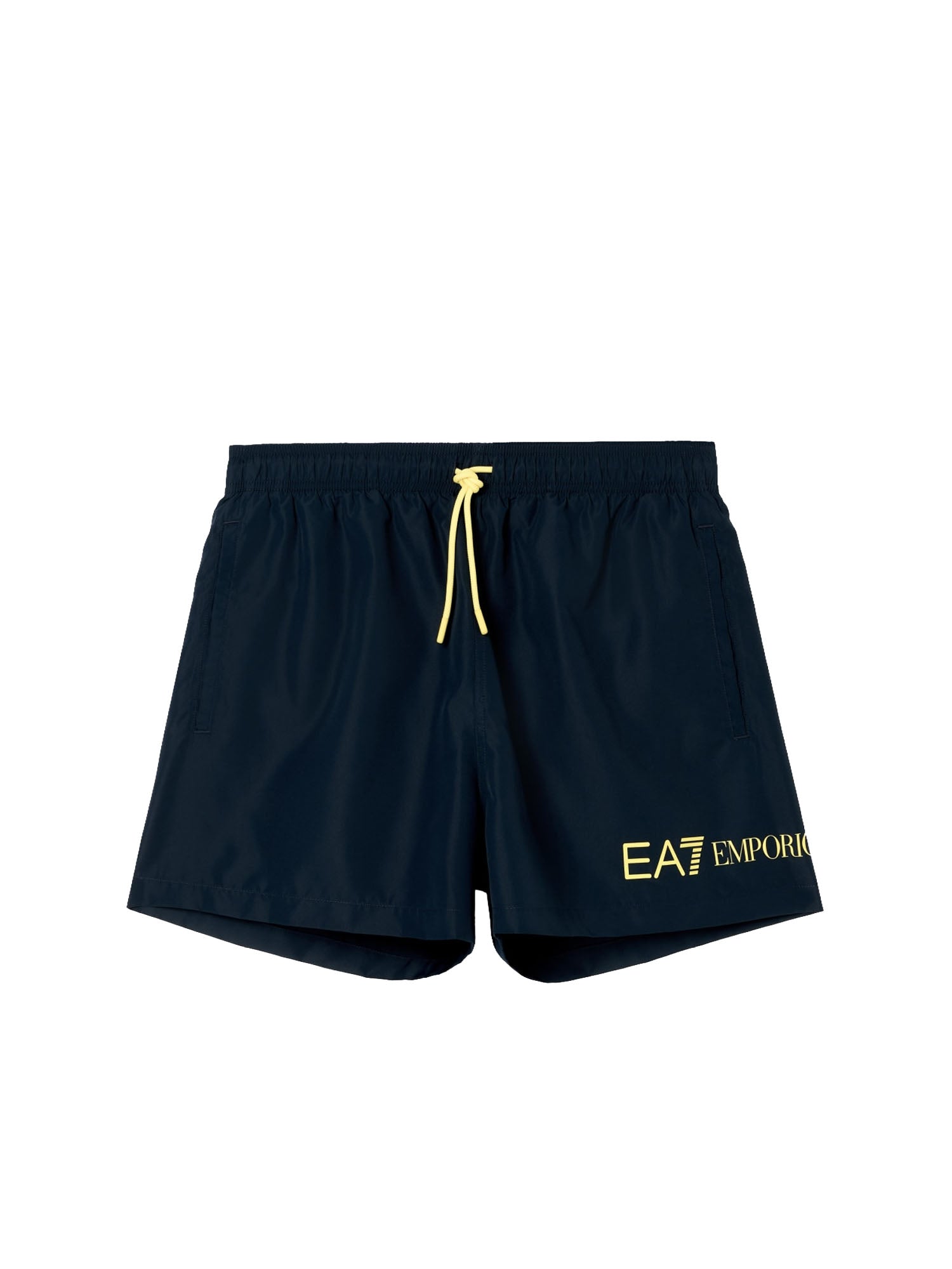 Ea7 Costume Boxer con Logo Blu