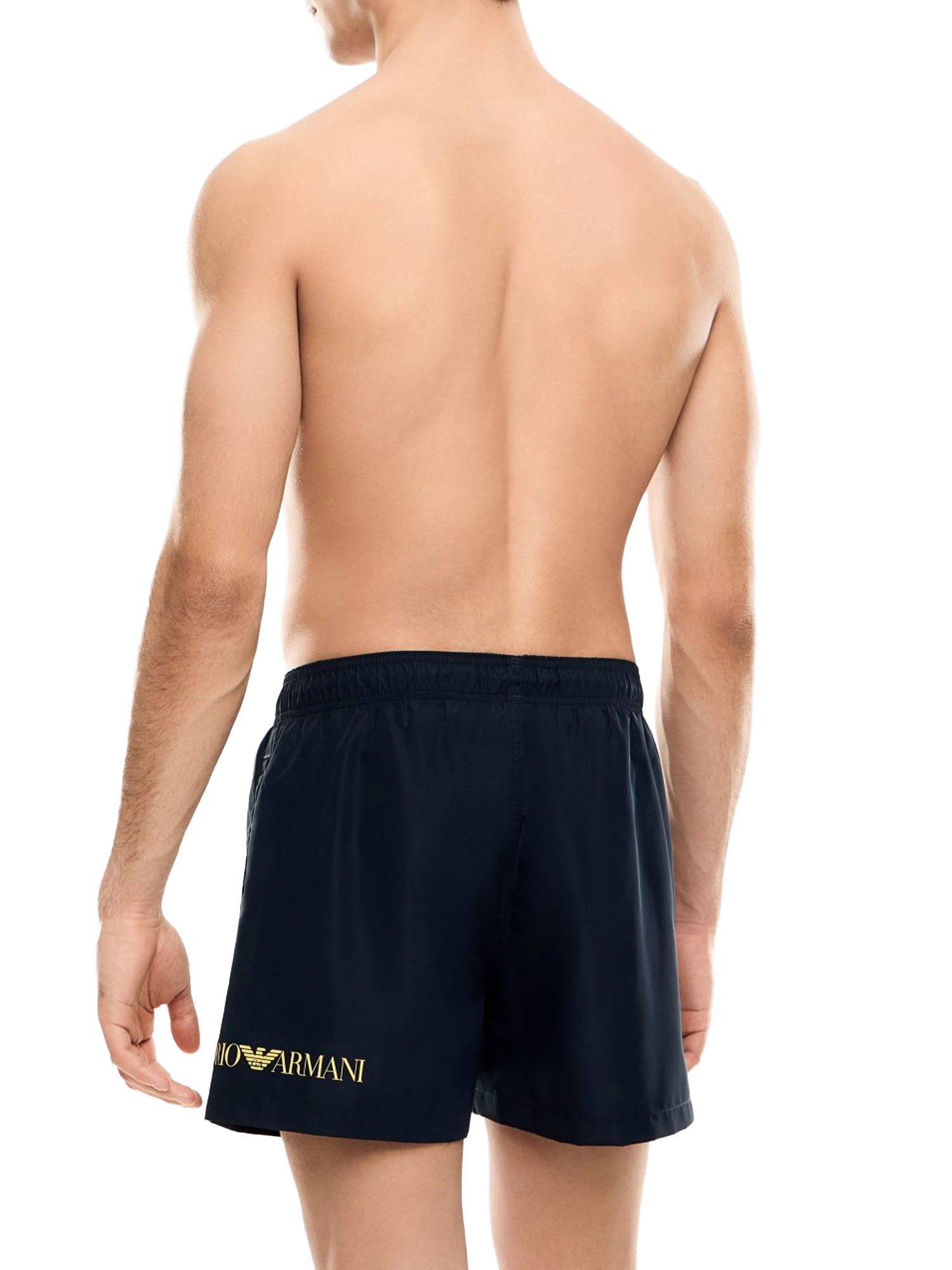 Ea7 Costume Boxer con Logo Blu