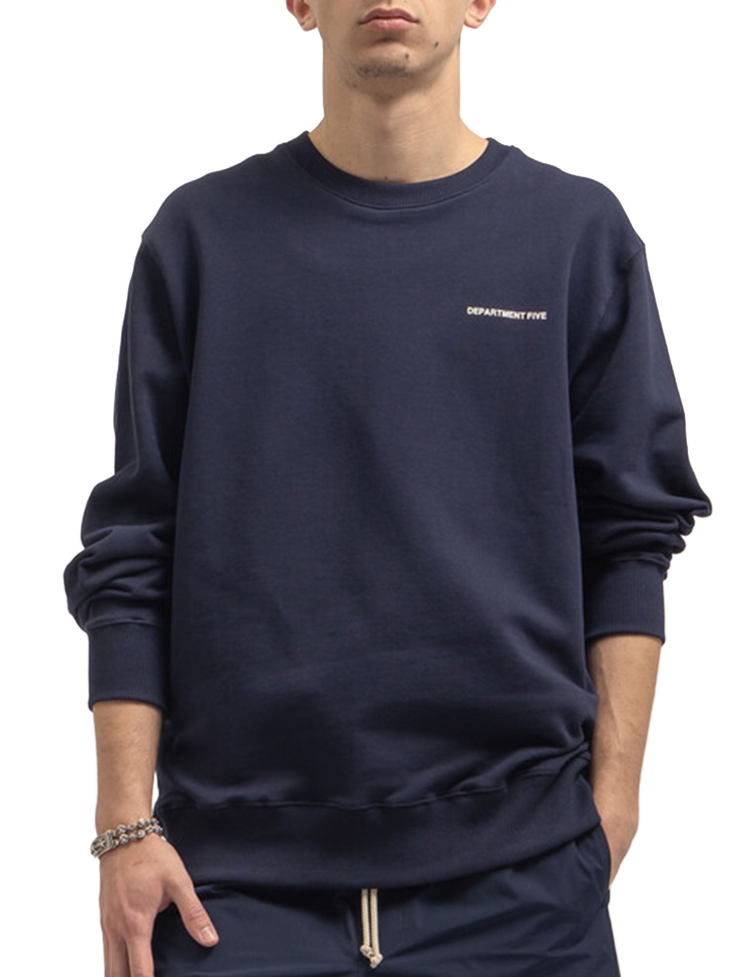 Department Five Felpa Girocollo WESTIN Blu