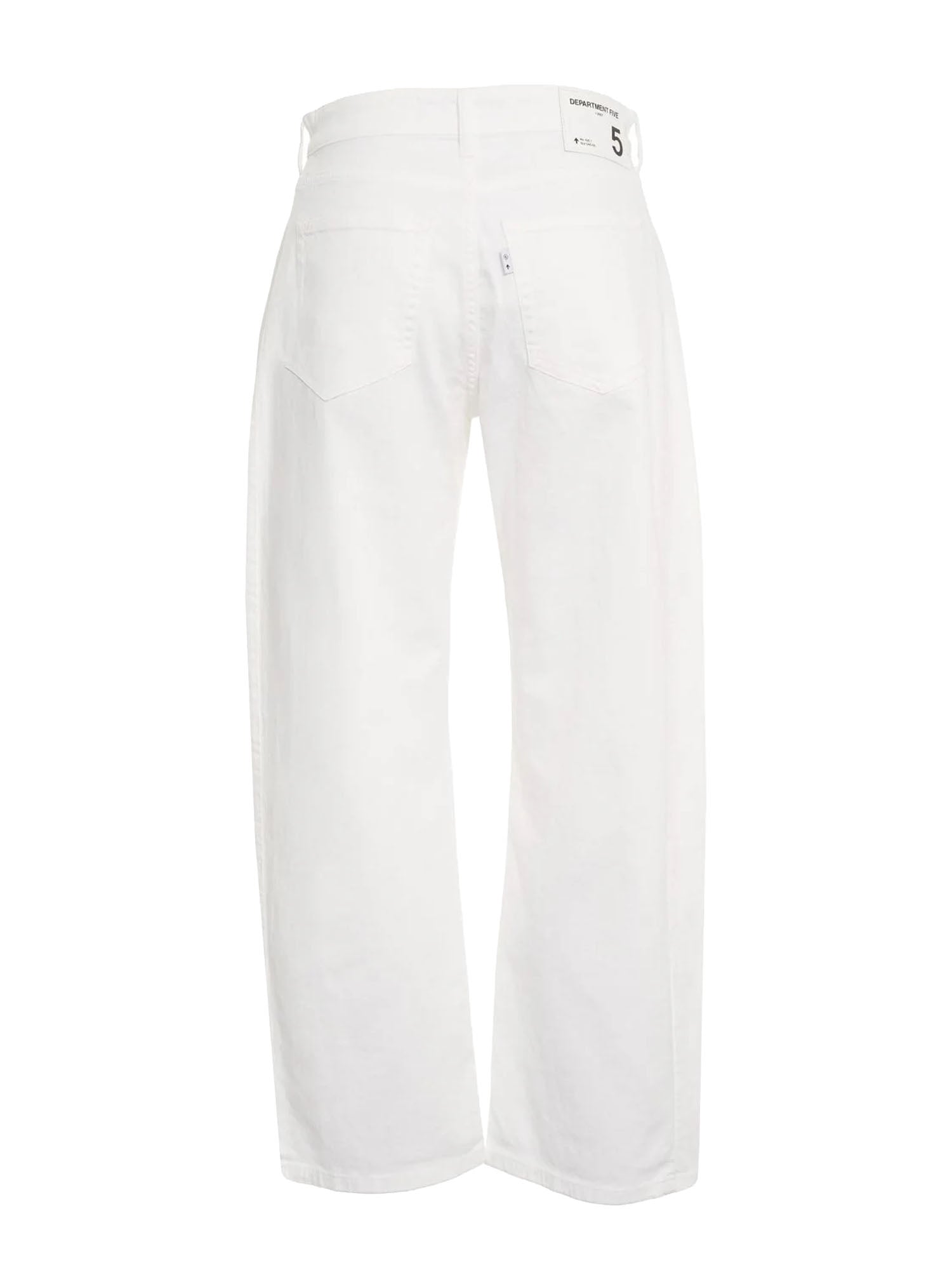 Department Five Jeans Cincity Curved in denim comfort Bianco