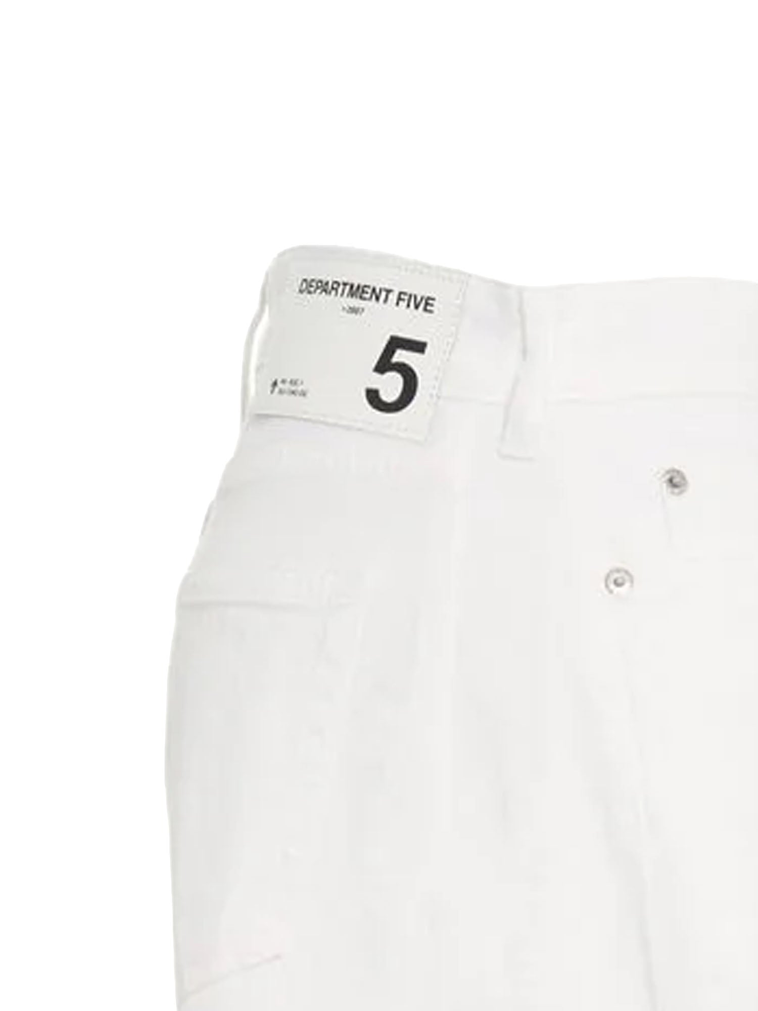 Department Five Jeans Cincity Curved in denim comfort Bianco