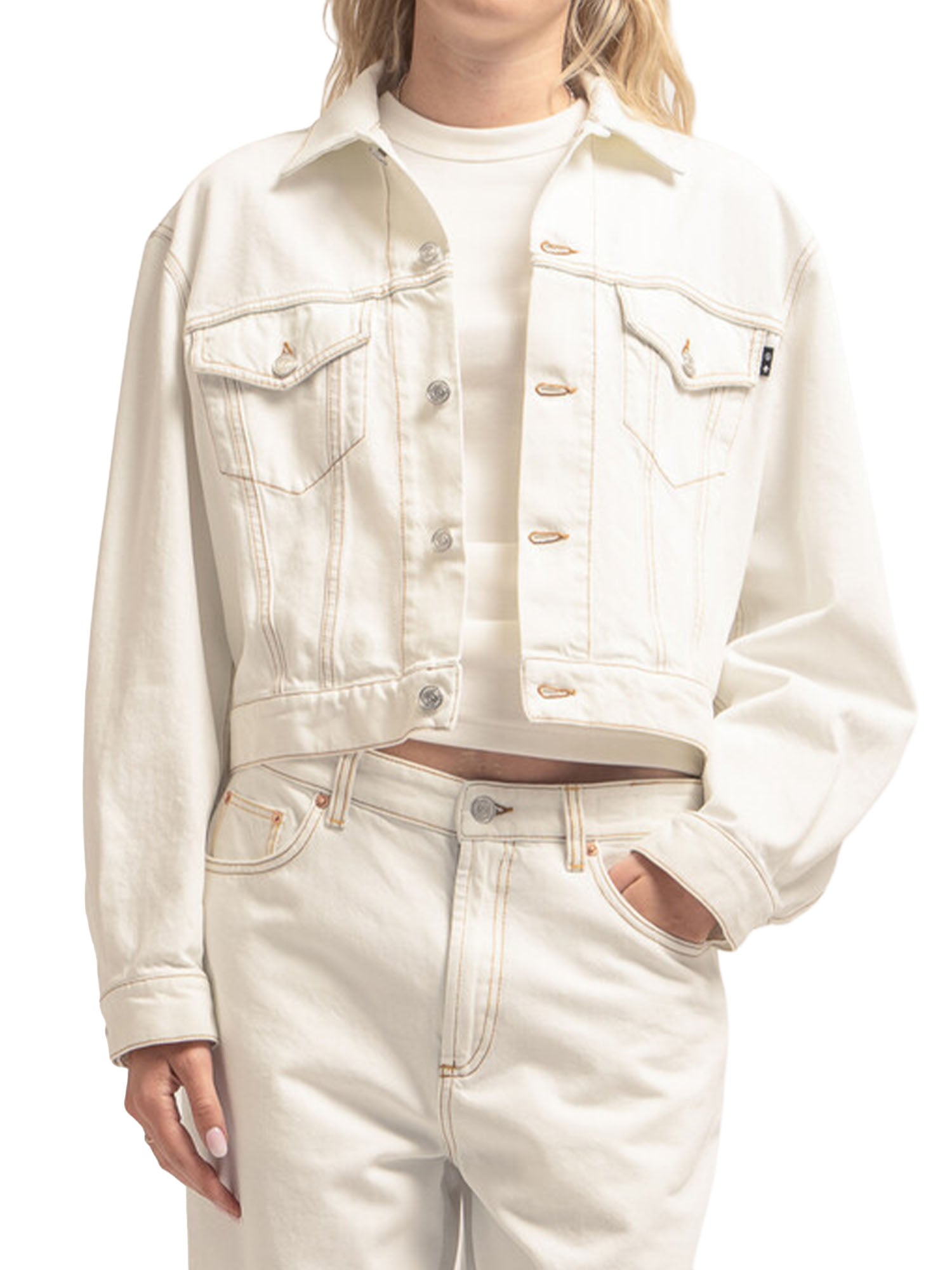 Department Five Giacca Sonic Denim Bianco