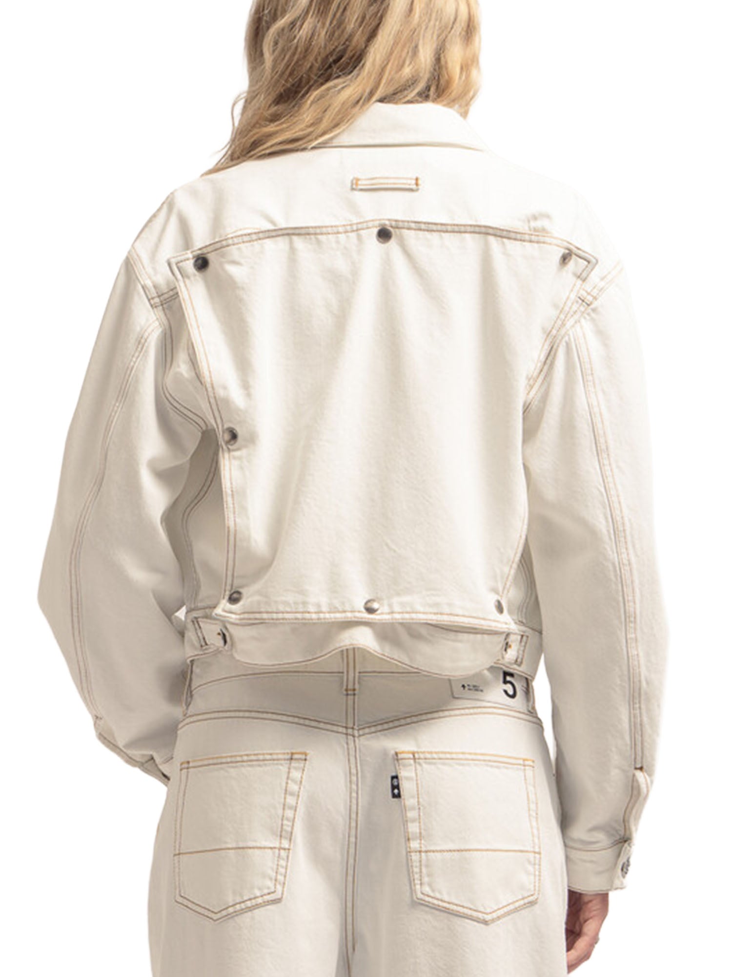 Department Five Giacca Sonic Denim Bianco