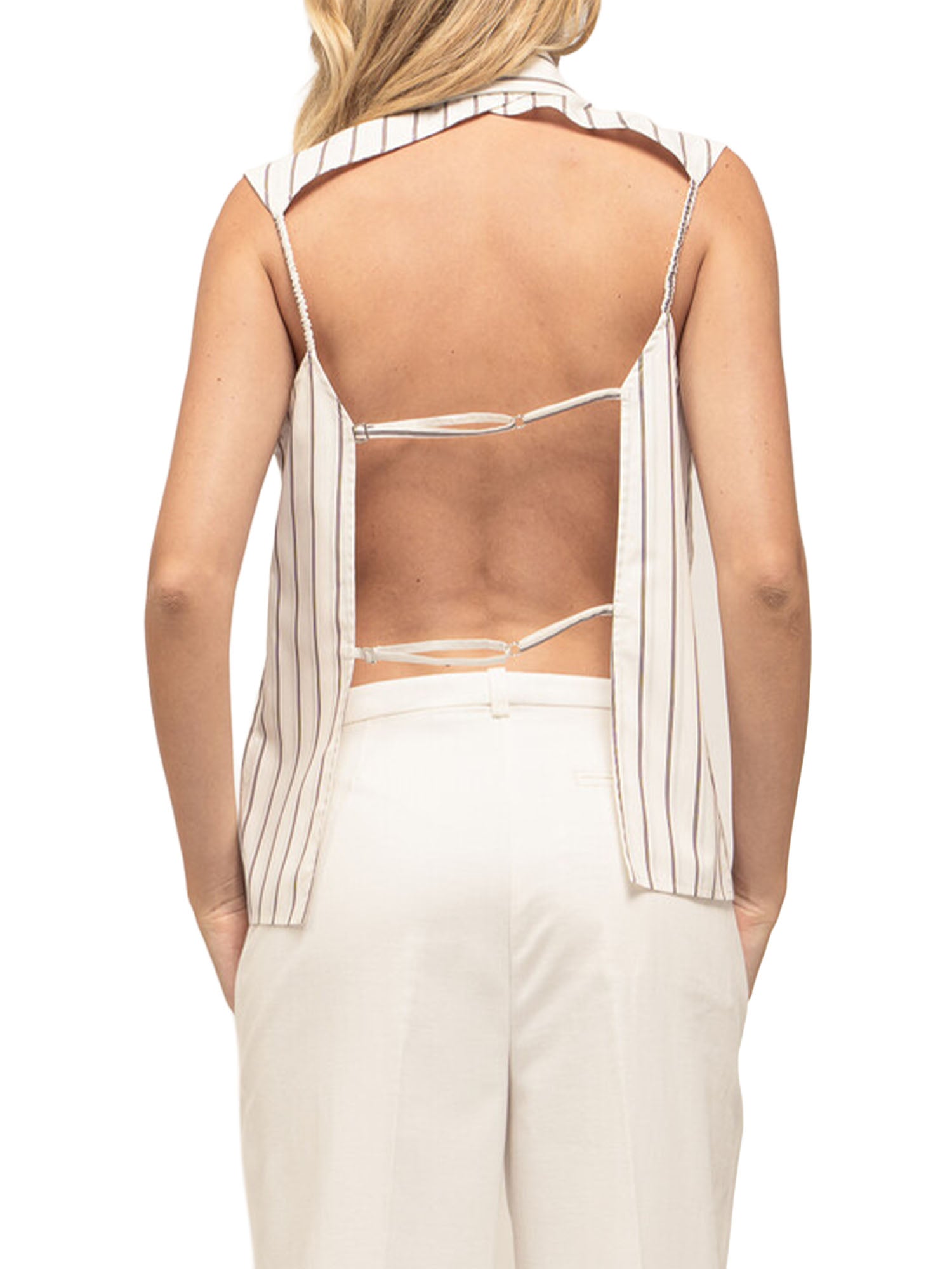 Department Five Millie Camicia Scollo Schiena Marrone
