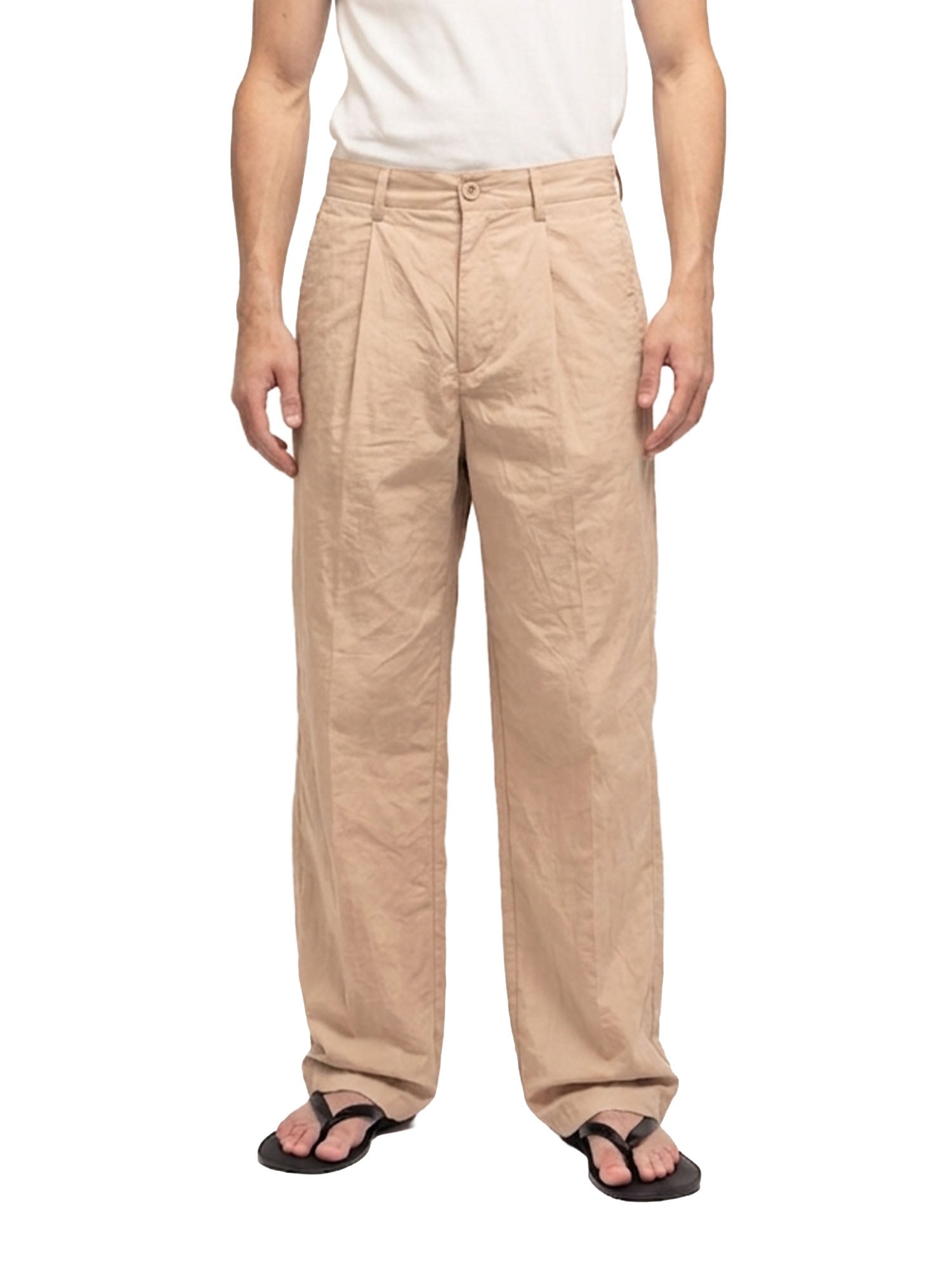 Whisky pantaloni chino loose doppia pence