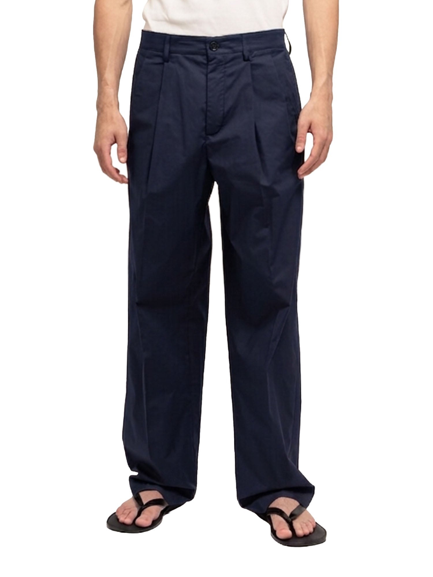 Whisky pantaloni chino loose doppia pence