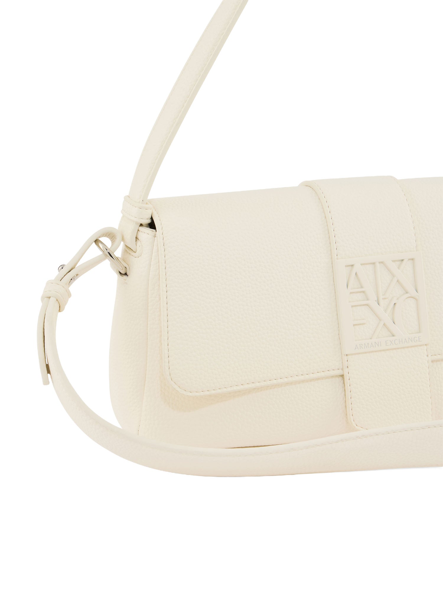 Armani Exchange Borsa A Spalla Bianco