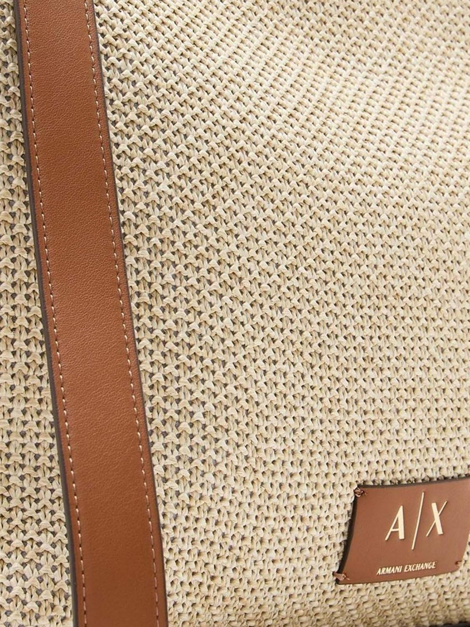 Armani Exchange Mini Borsa A Spalla Marrone