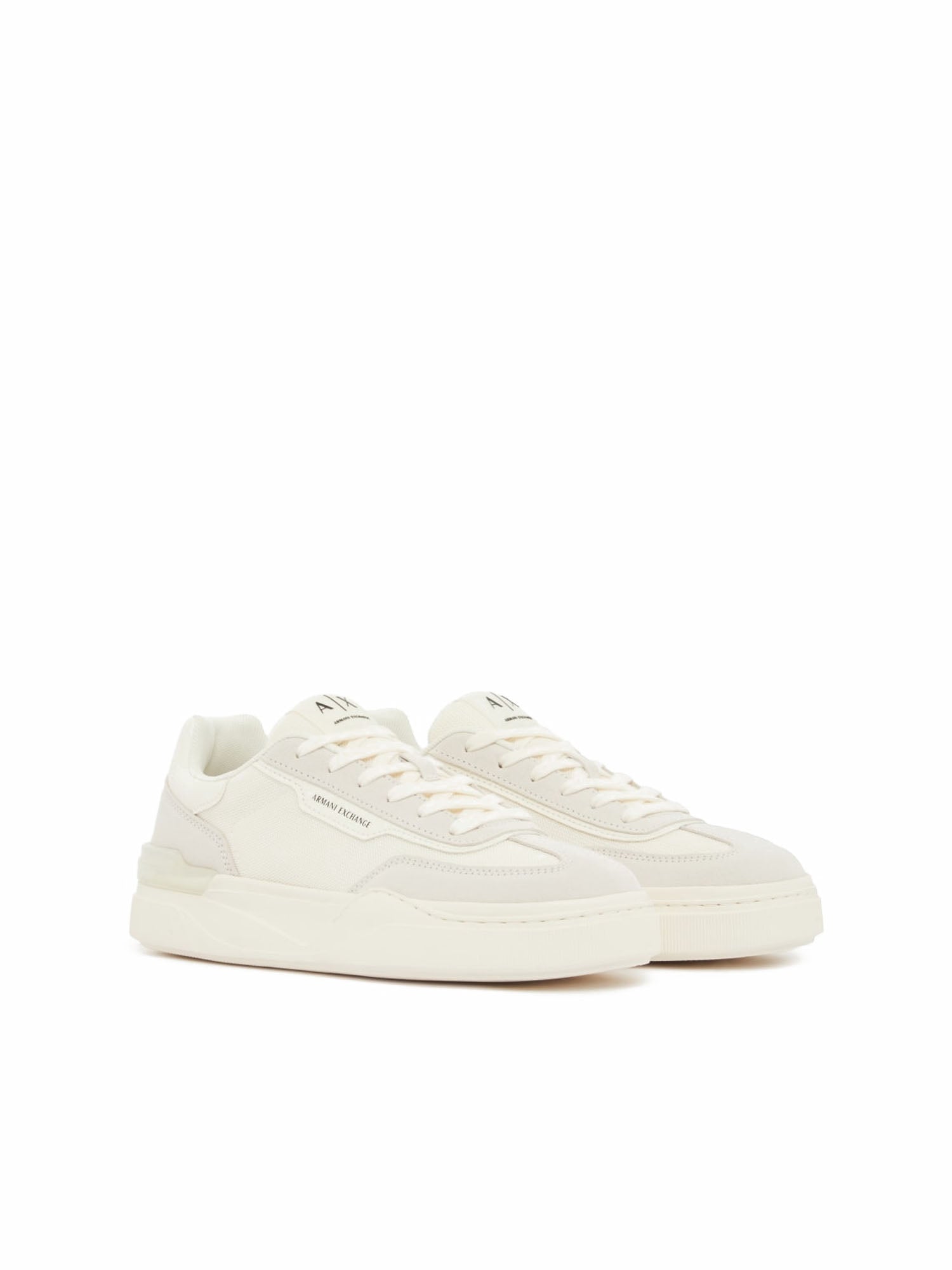Armani Exchange Sneakers in Tessuto Tecnico Bianco