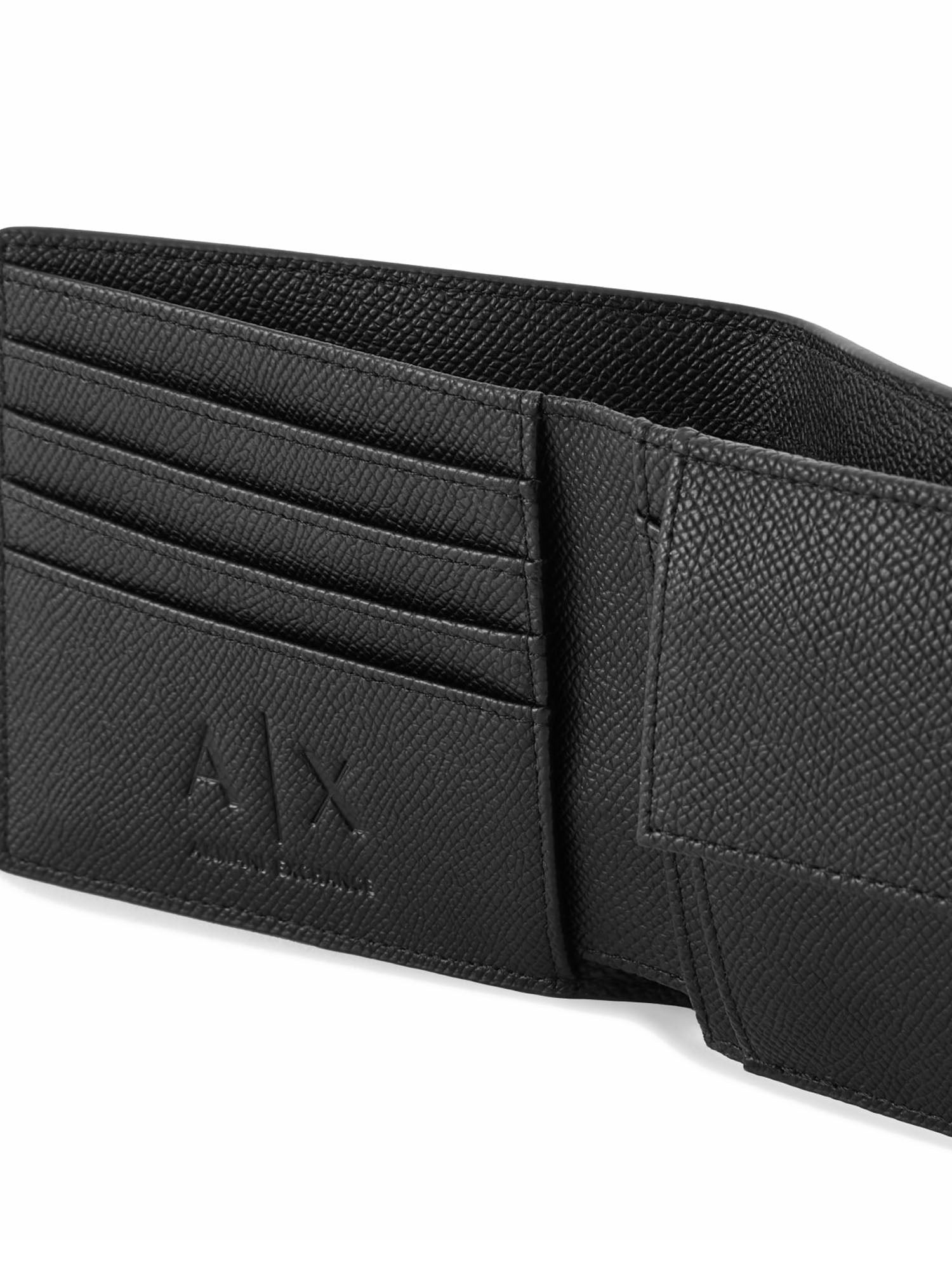 Armani Exchange Portafoglio a Libro Nero