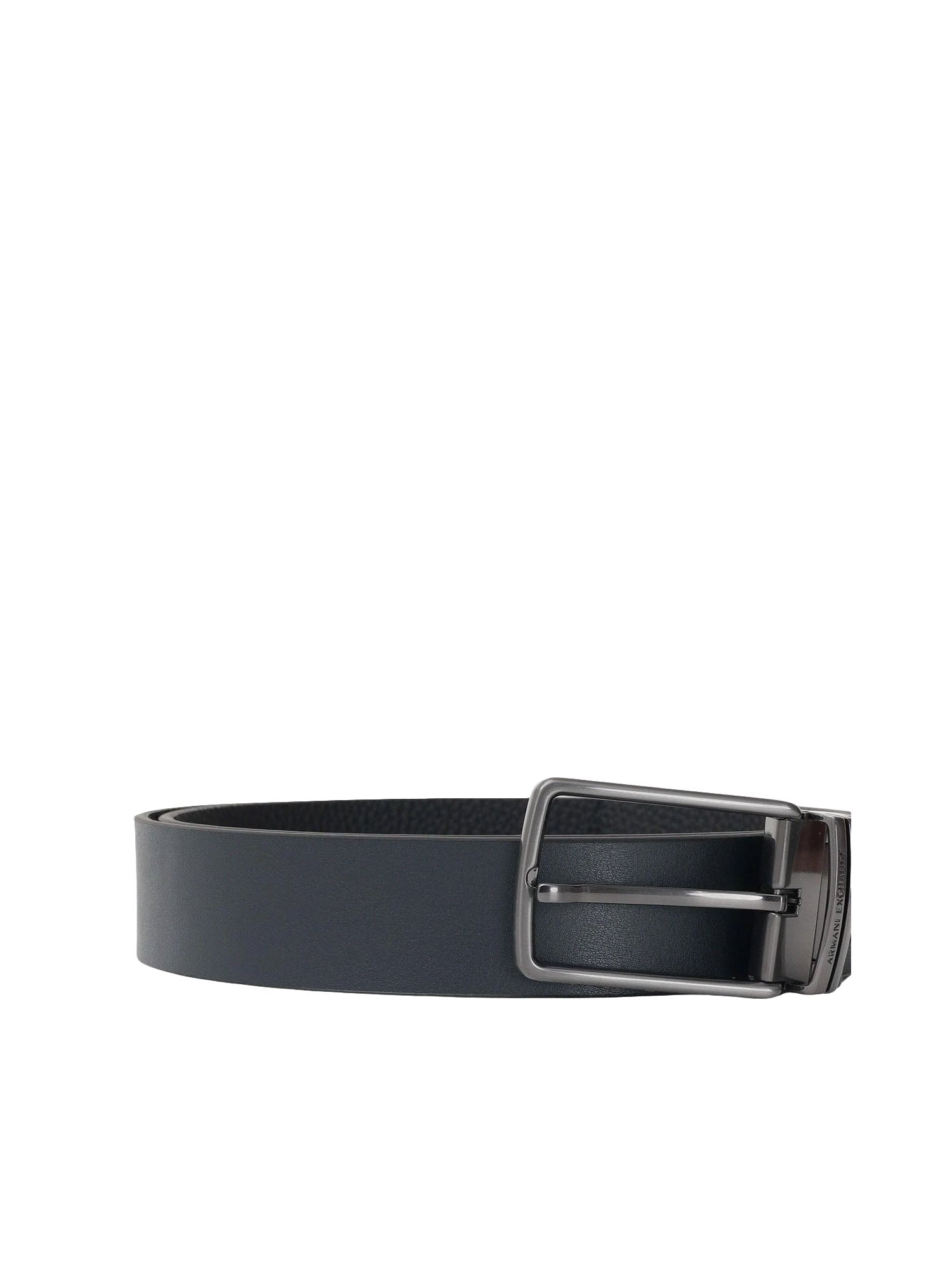 Armani Exchange Cintura reversibile Nero