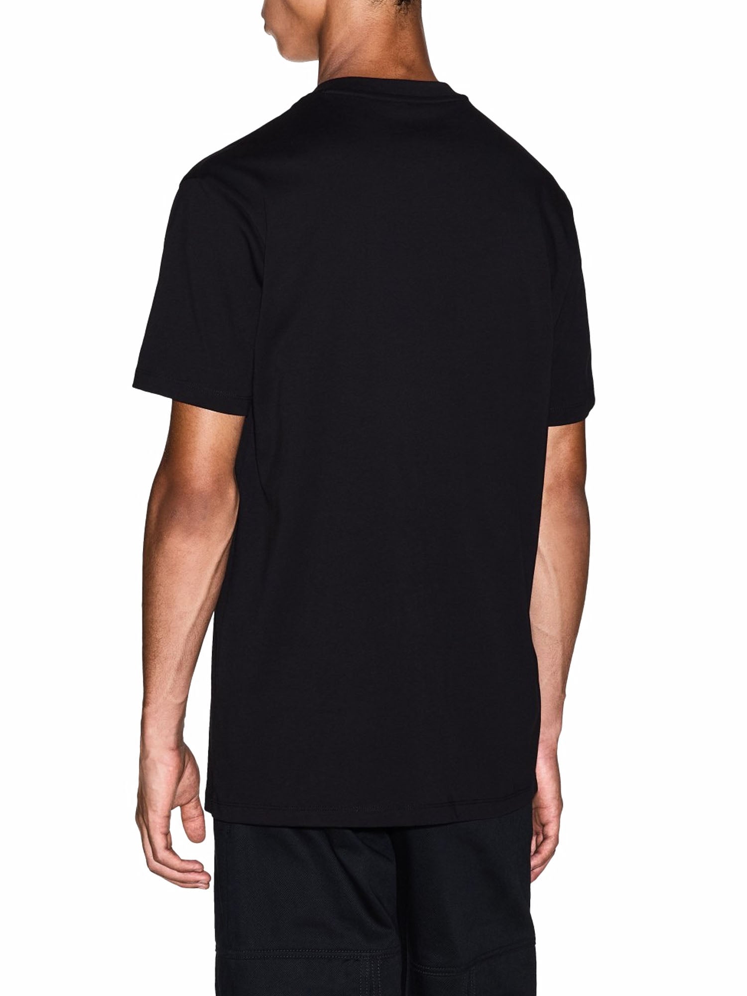 Armani Exchange T-shirt Regular Fit con Logo Nero