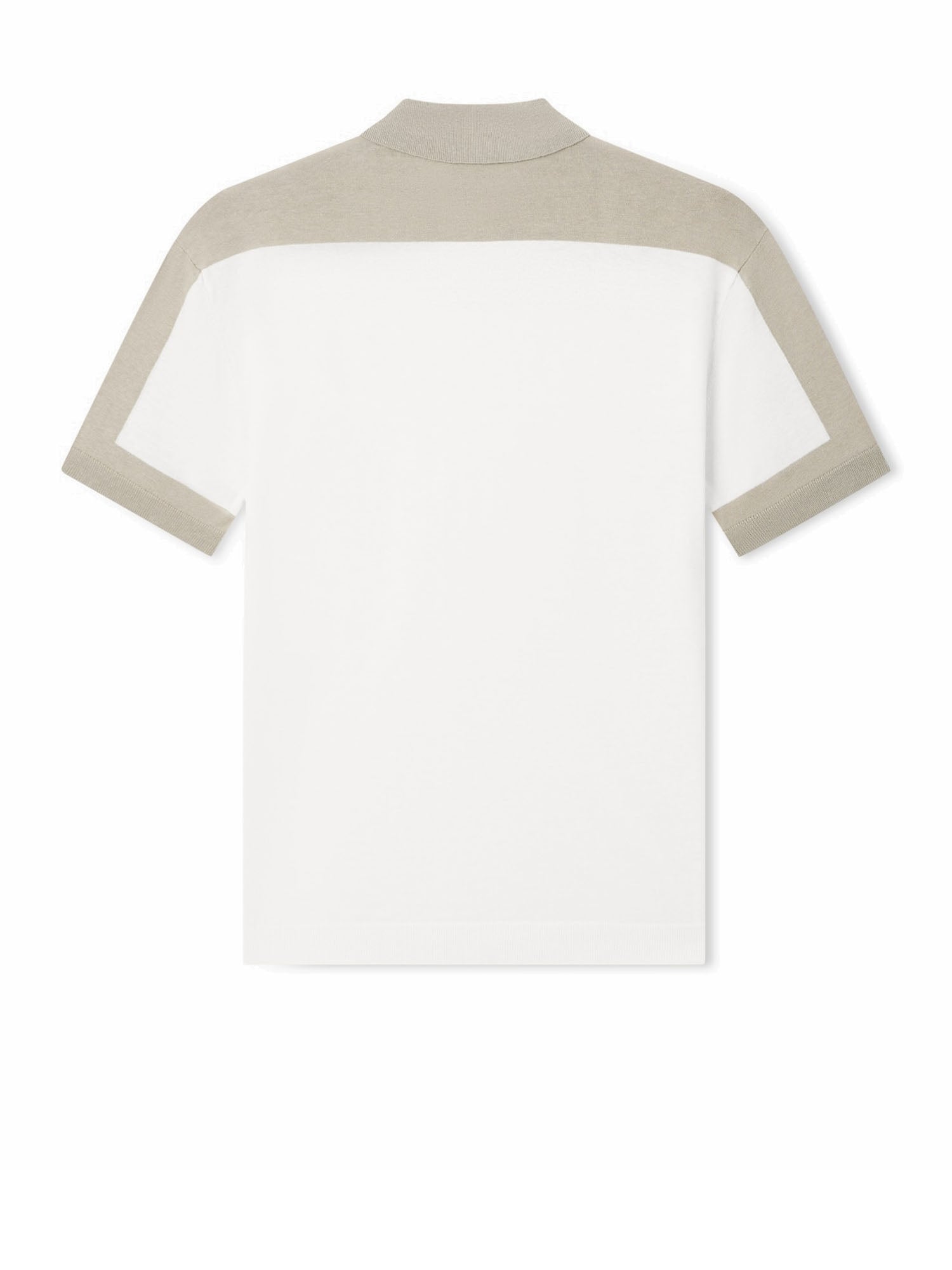 Armani Exchange Polo in Maglia di Lino Beige