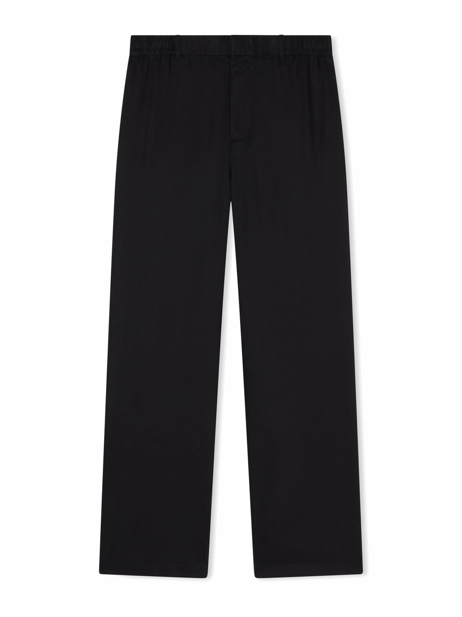 Armani Exchange Pantaloni Oxford in Lyocell Nero