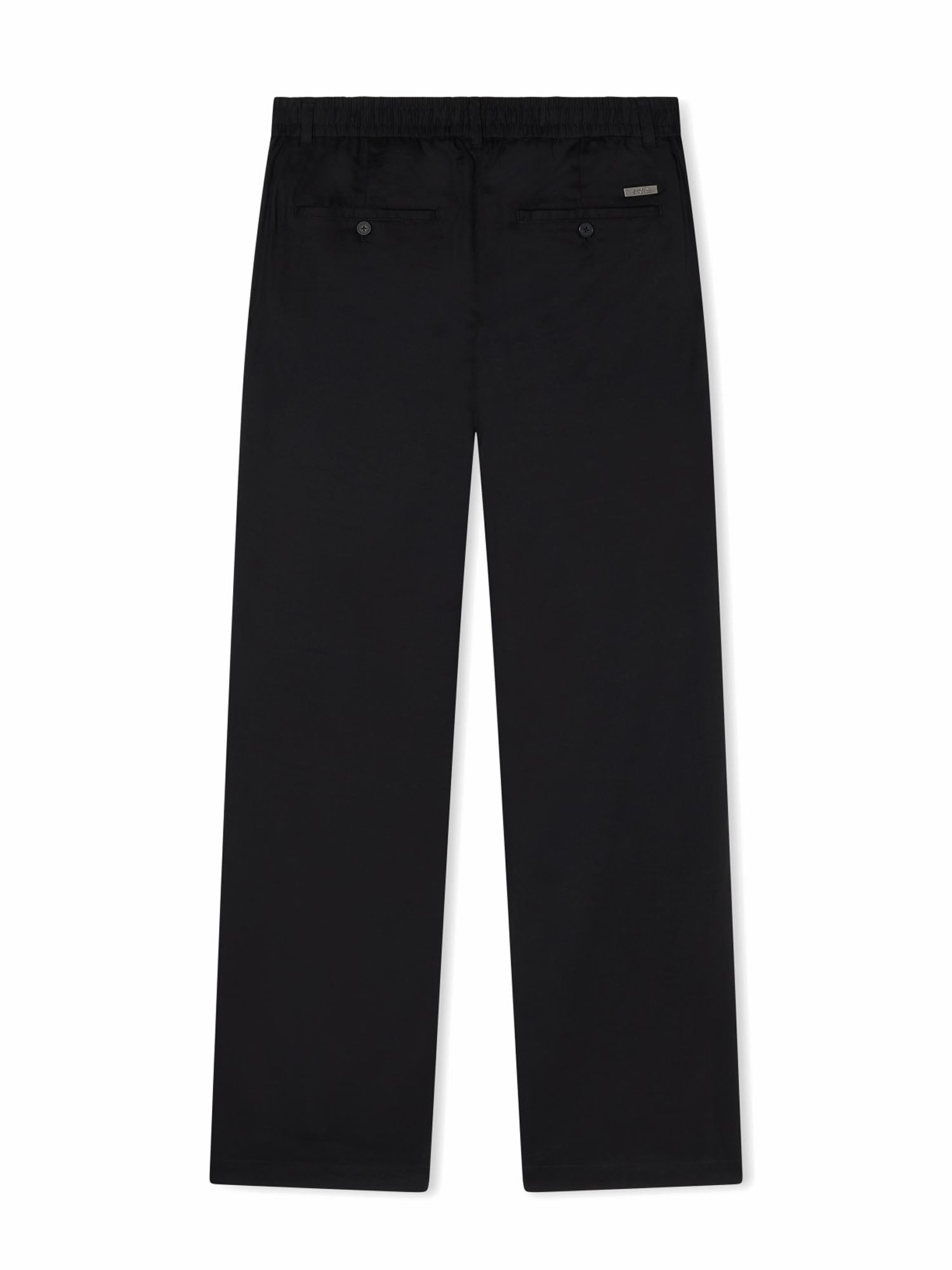 Armani Exchange Pantaloni Oxford in Lyocell Nero