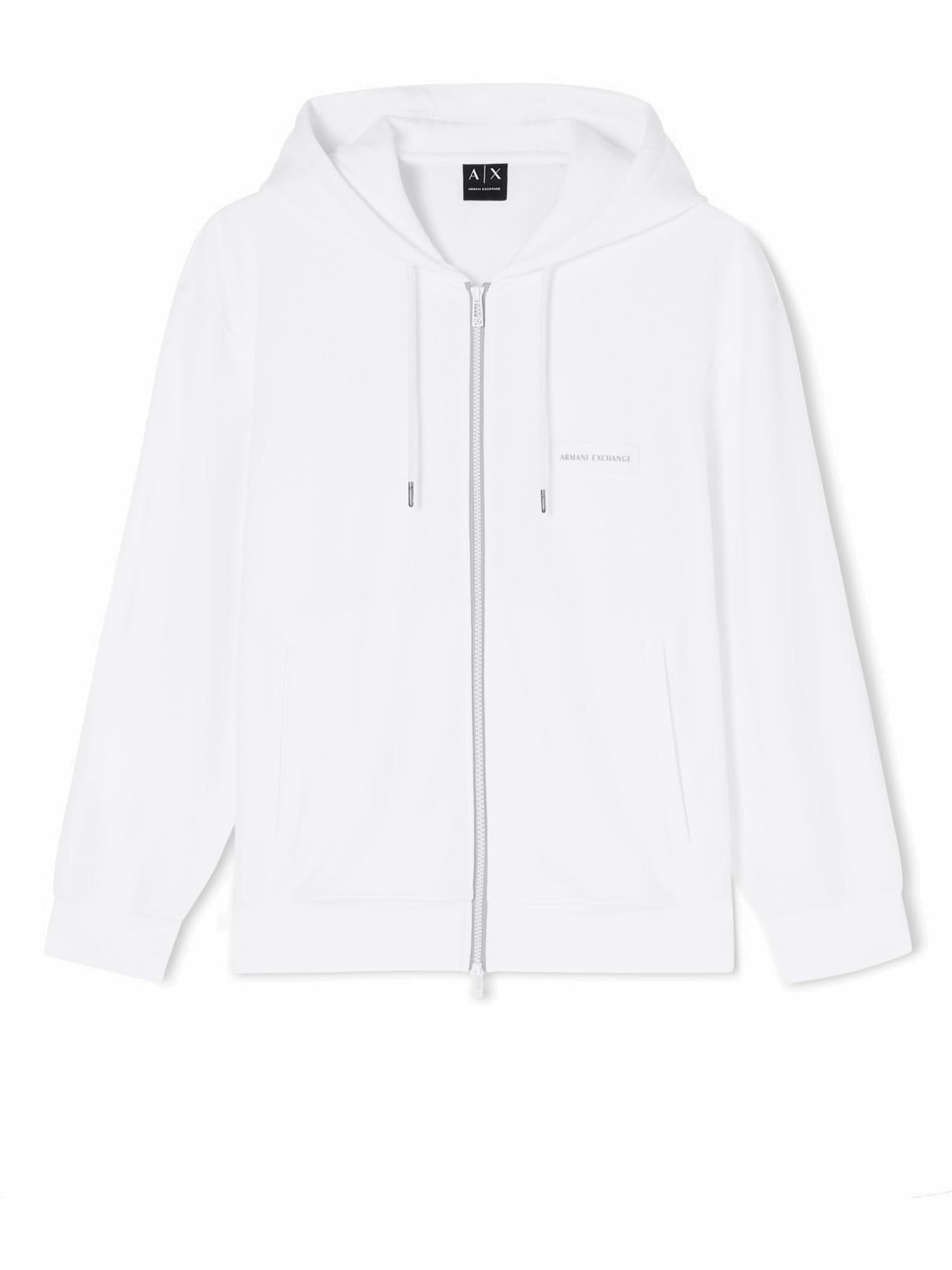 Armani Exchange Zip-up in Cotone Beige