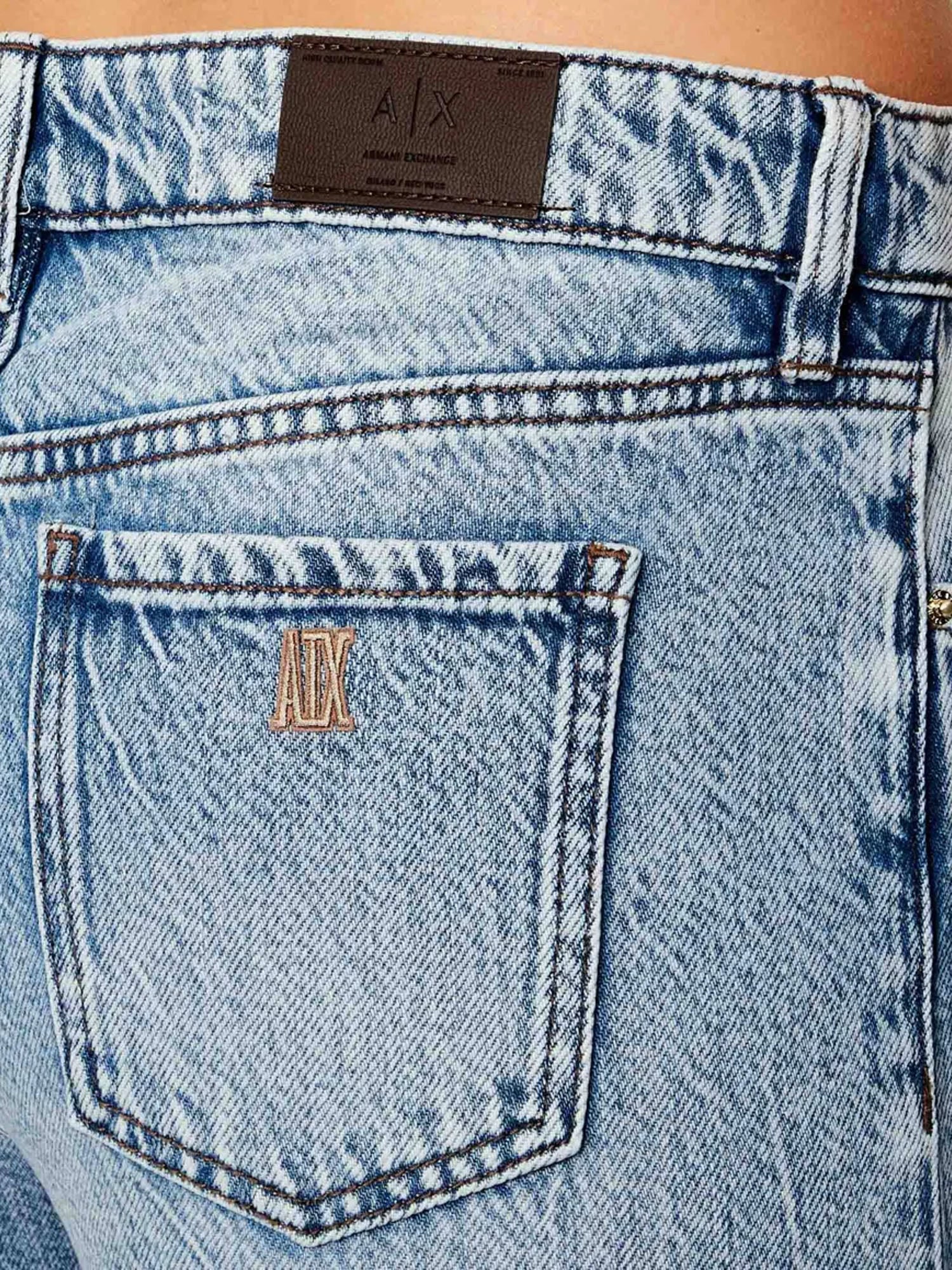 Armani Exchange Jeans Loose Fit Blu
