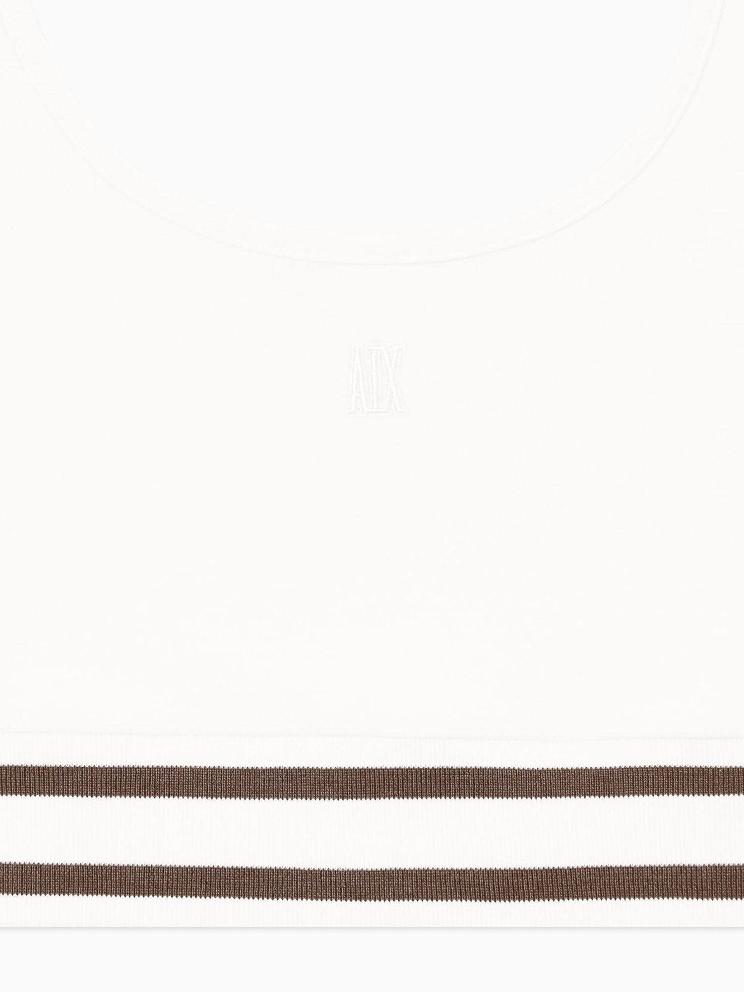 Armani Exchange Tank Top in Tessuto Tecnico Bianco