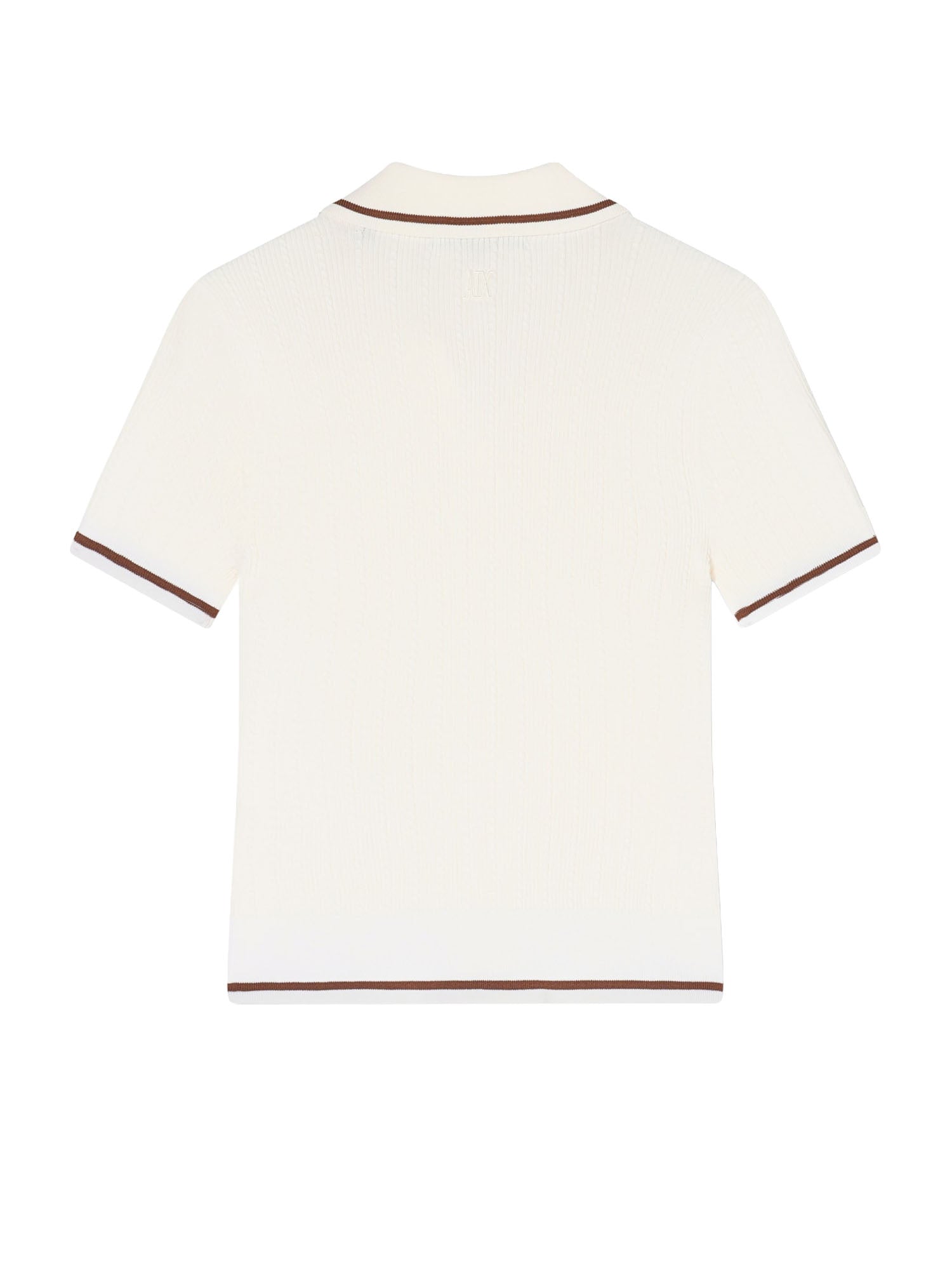 Armani Exchange Polo in Tessuto Tecnico Bianco