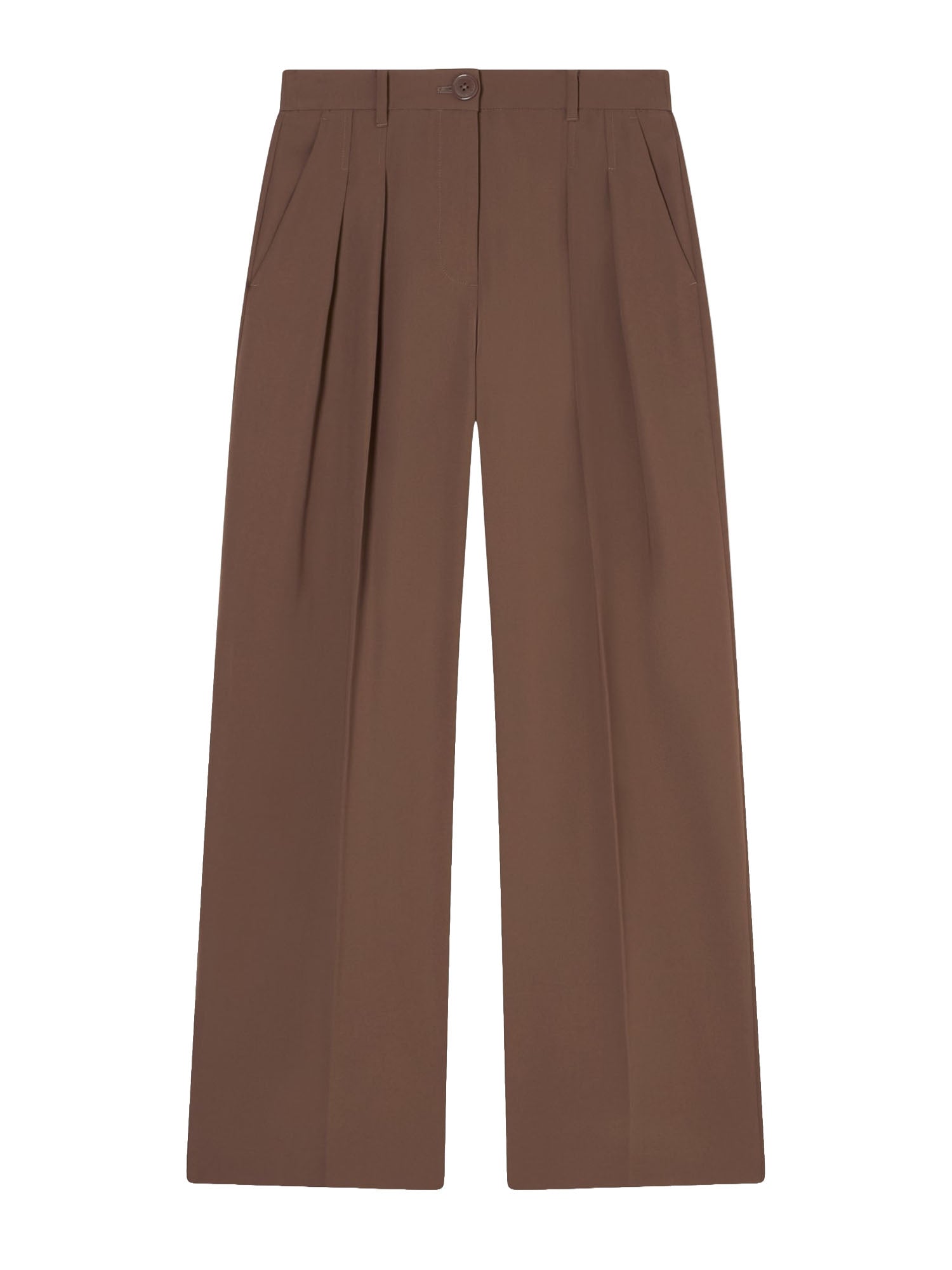 Armani Exchange Pantaloni in Tessuto Misto Marrone