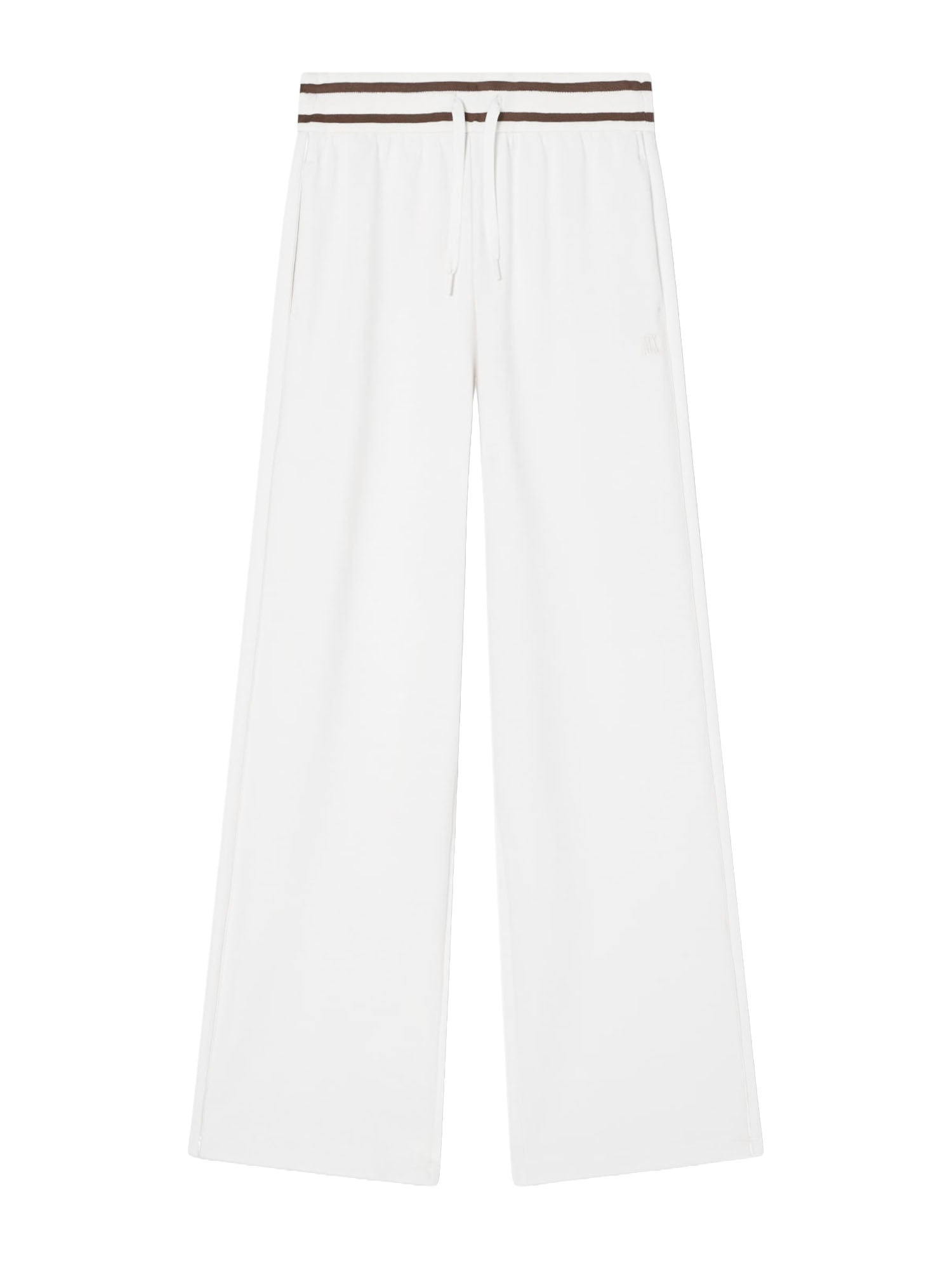 Armani Exchange Pantaloni Jogger in Tessuto Tecnico Bianco