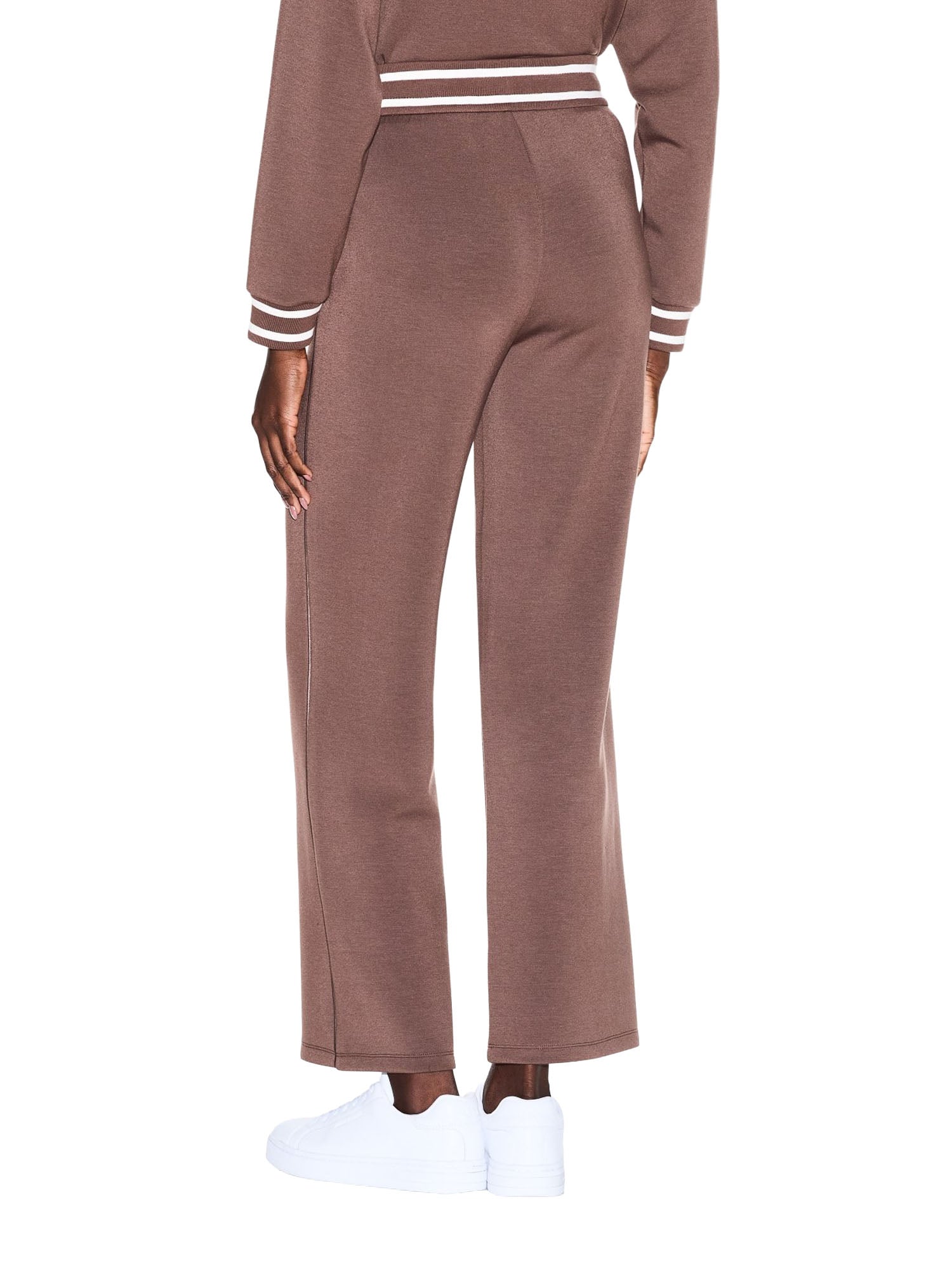 Armani Exchange Pantaloni Jogger in Tessuto Tecnico Marrone