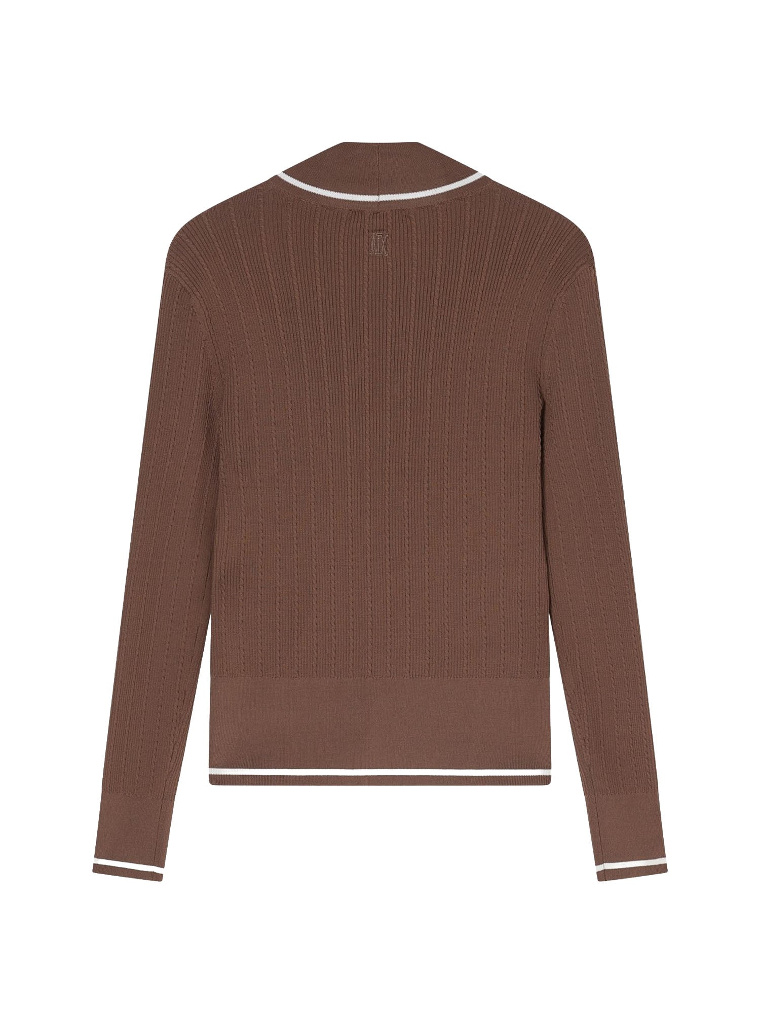 Armani Exchange Jumpers in Tessuto Tecnico Marrone