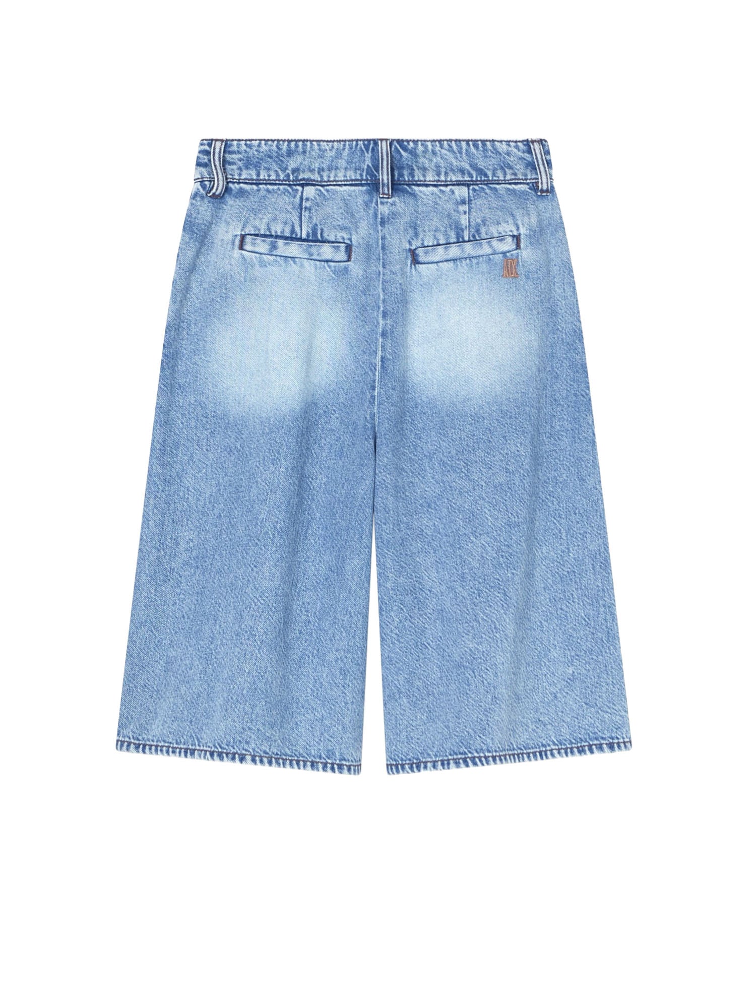Armani Exchange Denim Shorts in Cotone Blu