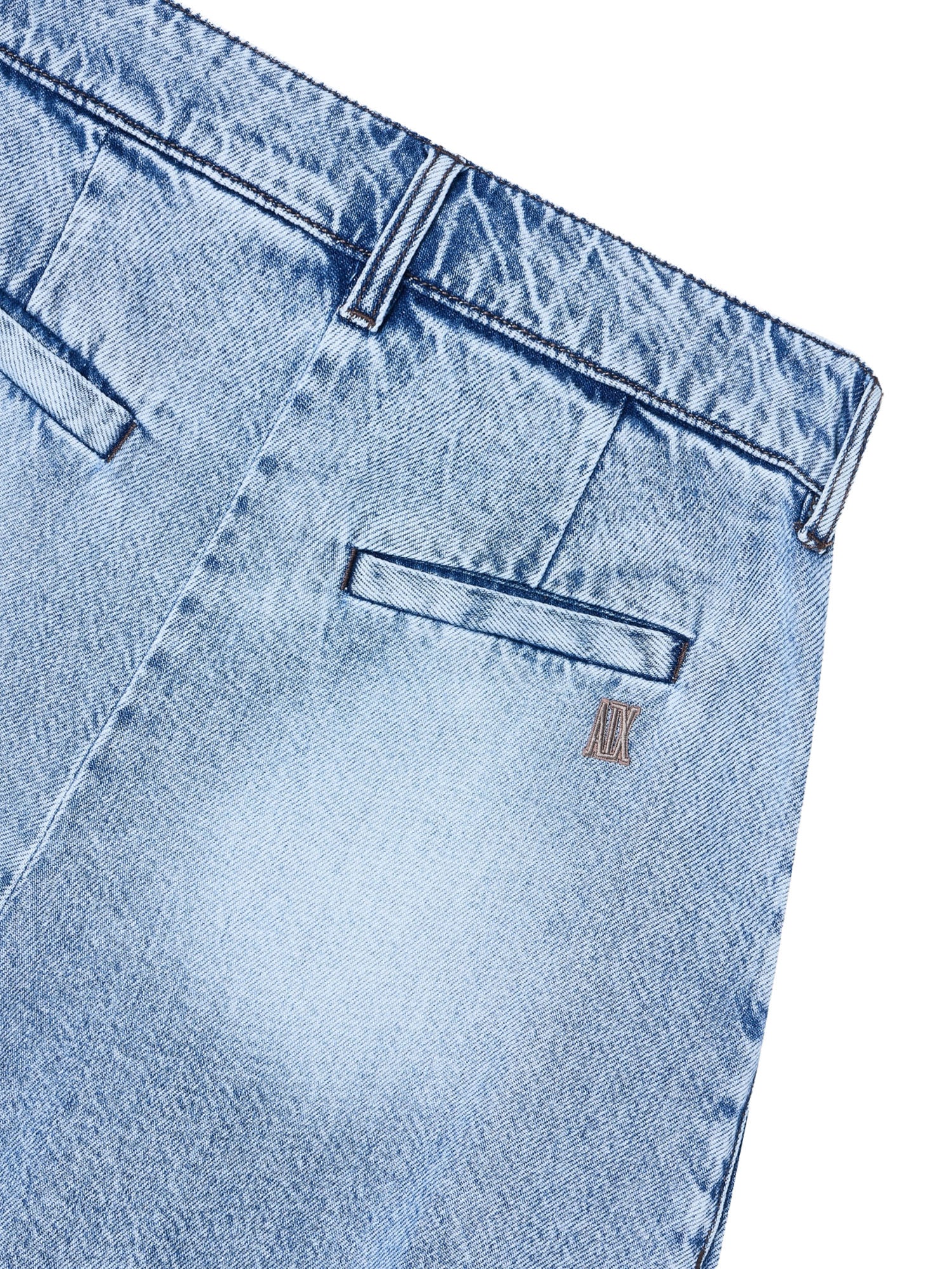 Armani Exchange Denim Shorts in Cotone Blu