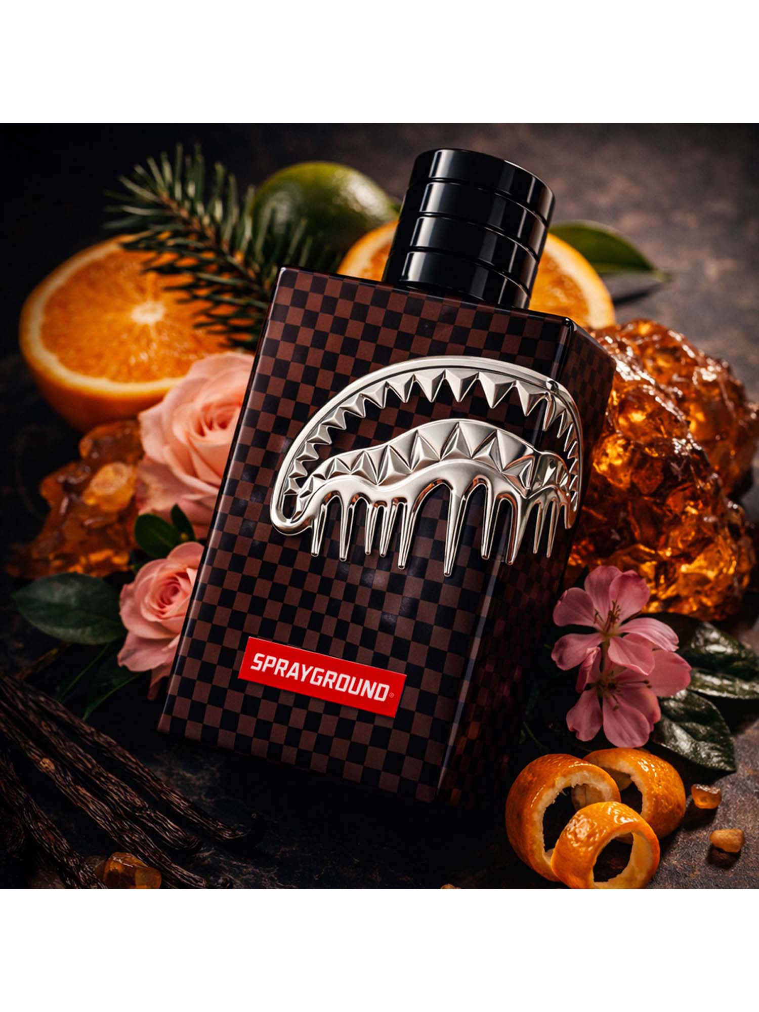 Sprayground Profumo Brown Check Fragrance 100ml Marrone